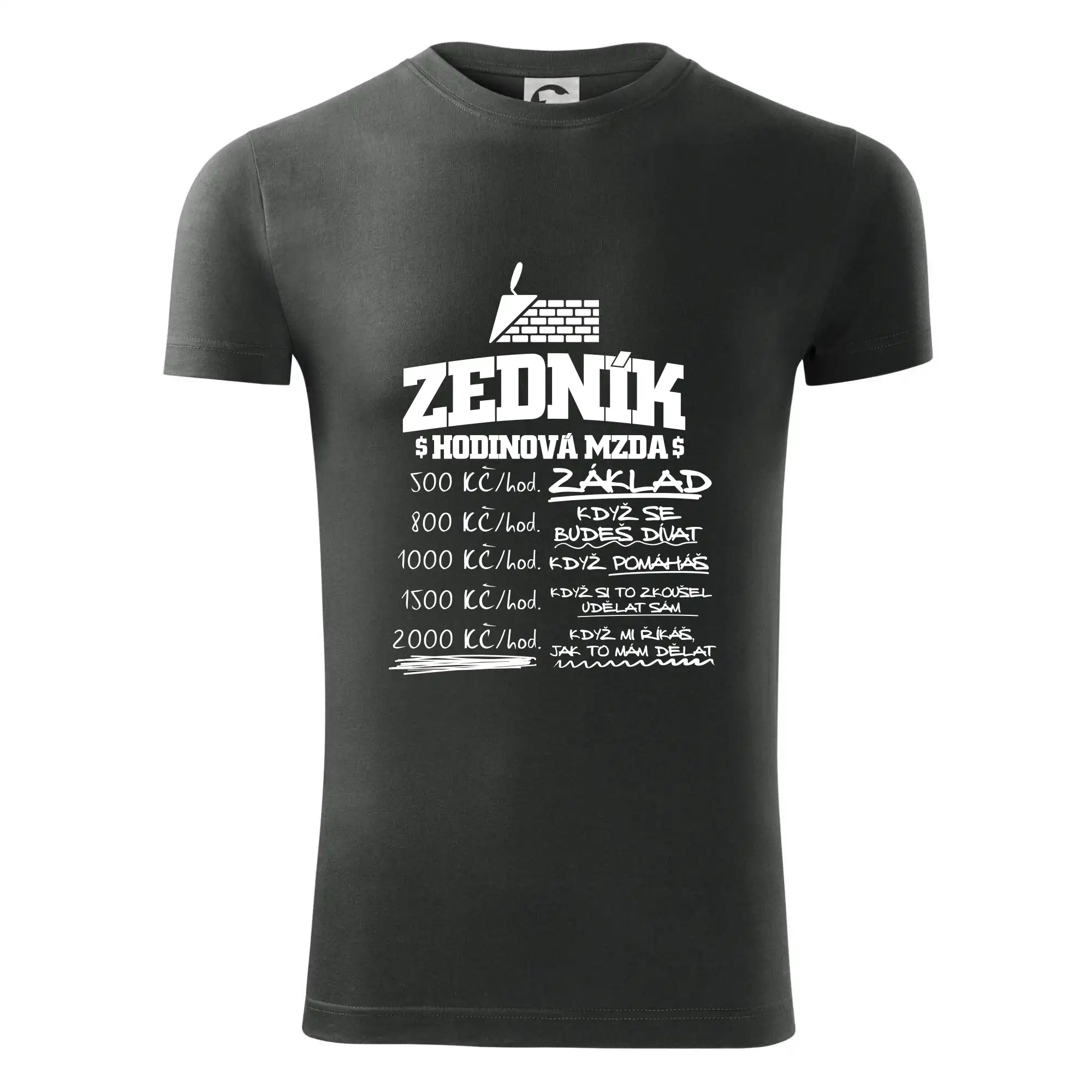 Hodinová mzda zedník