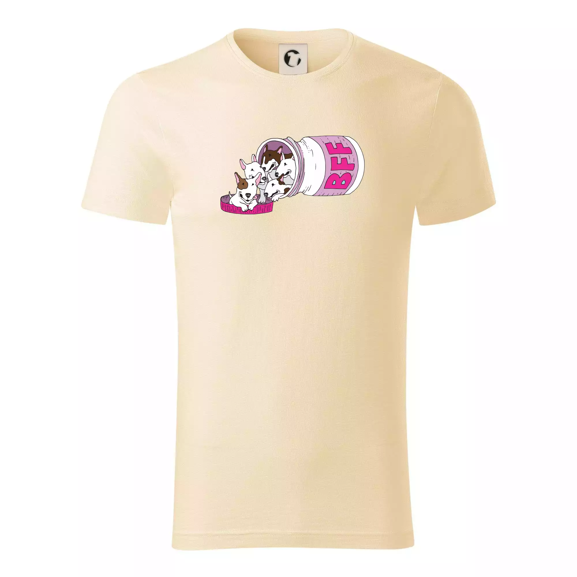 Bullterrier Friends Forever růžové (Pecka design)