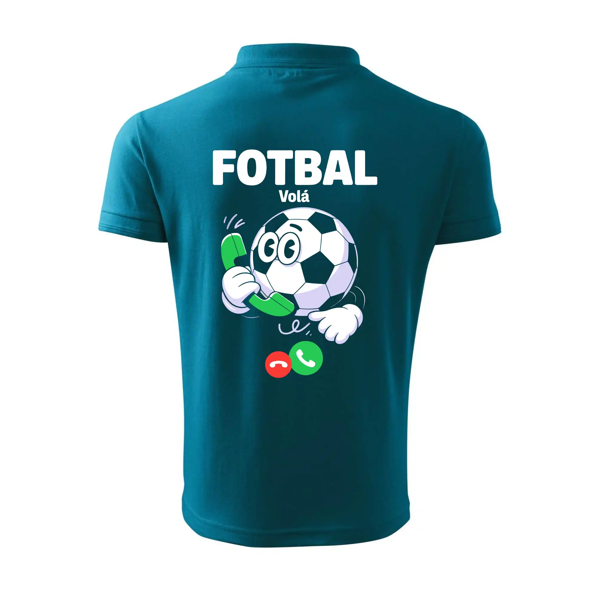 Karikatura fotbal volá