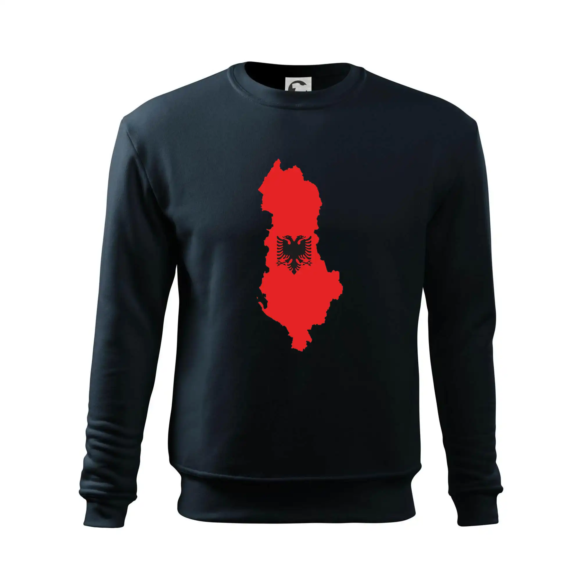 Albánie mapa a znak