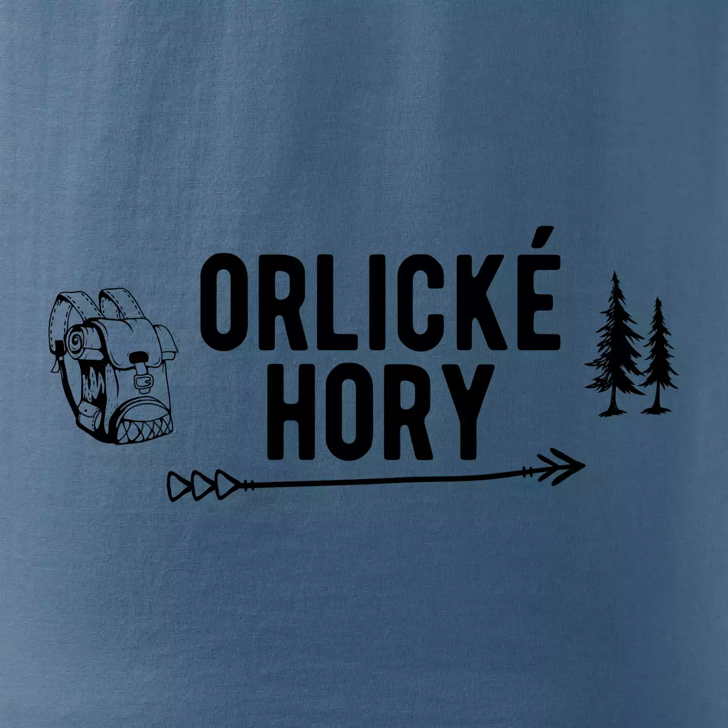 Orlické hory nápis