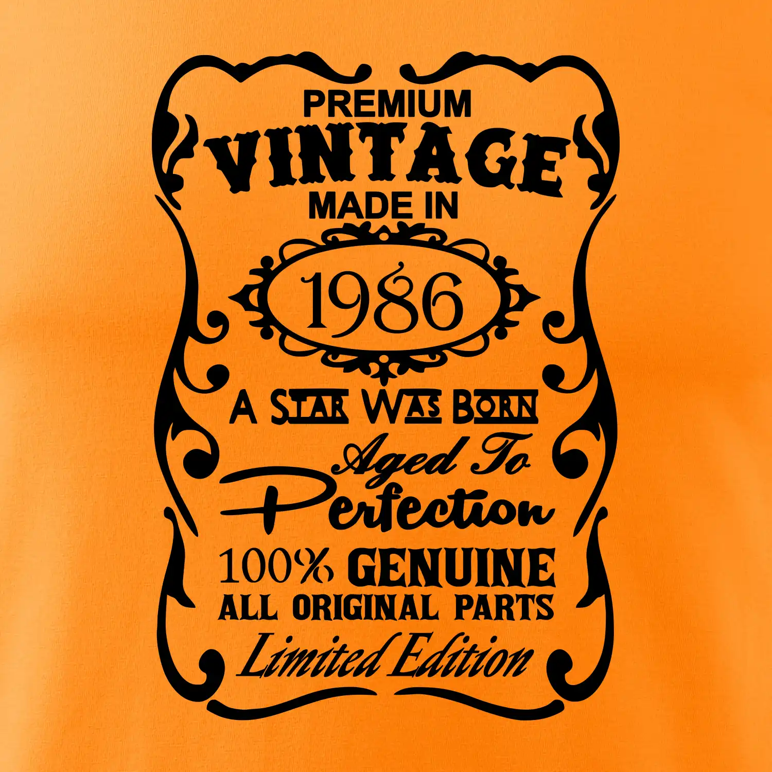 Vintage Etiketa - 1986