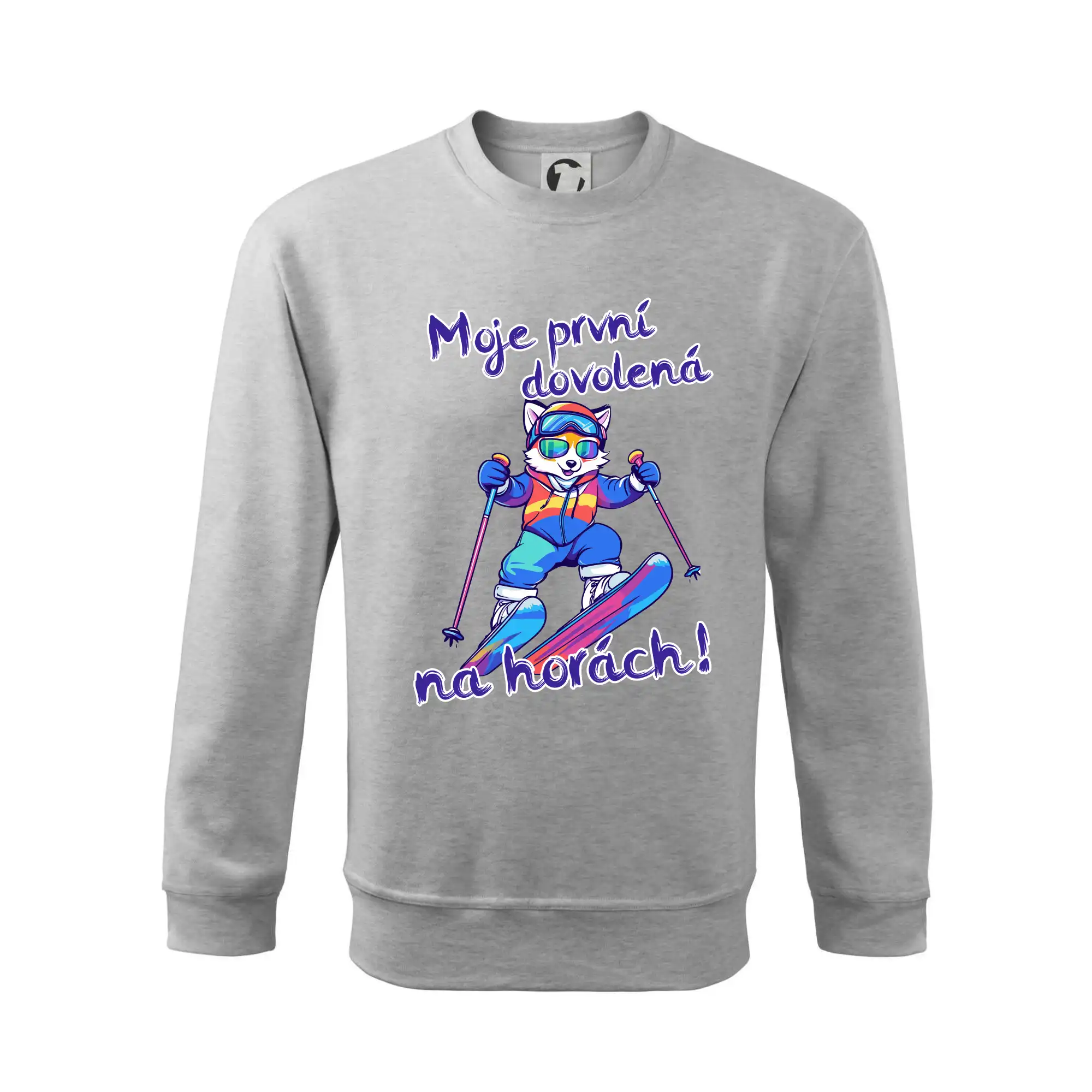 Moje první dovolená na horách modrá liška