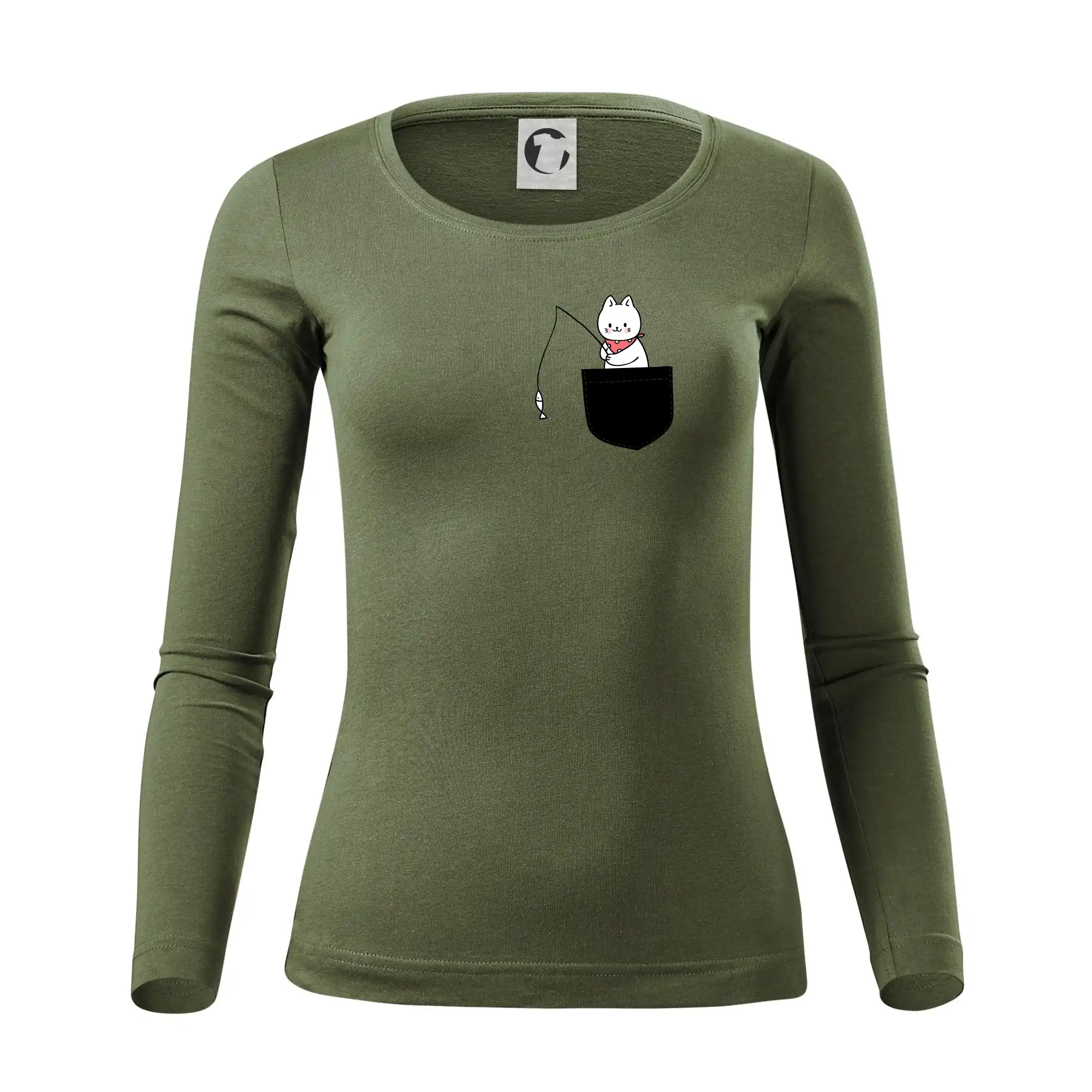 Kočka s rybou v kapse