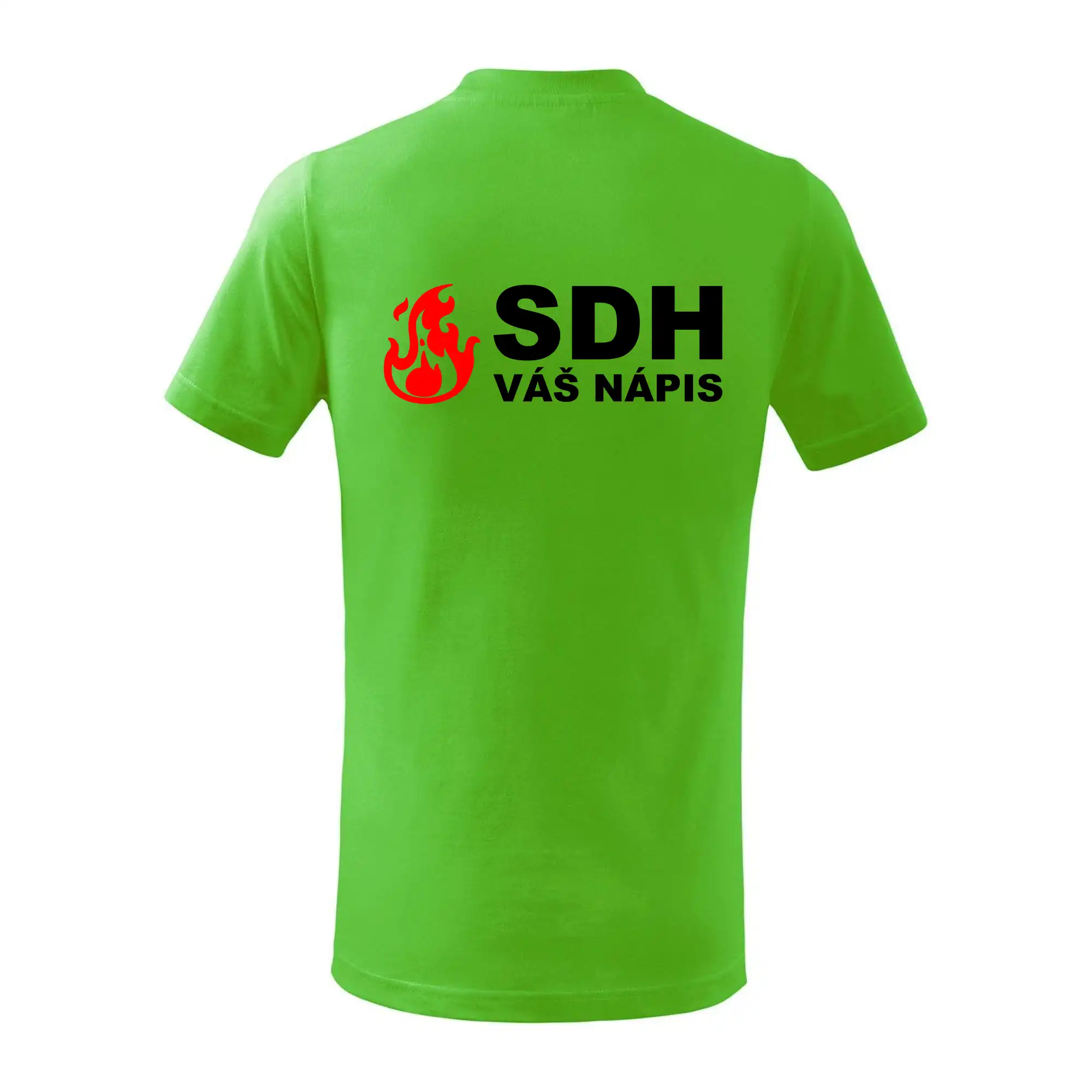 SDH nápis (oheň, firesport, název sboru - vlastní nápis)