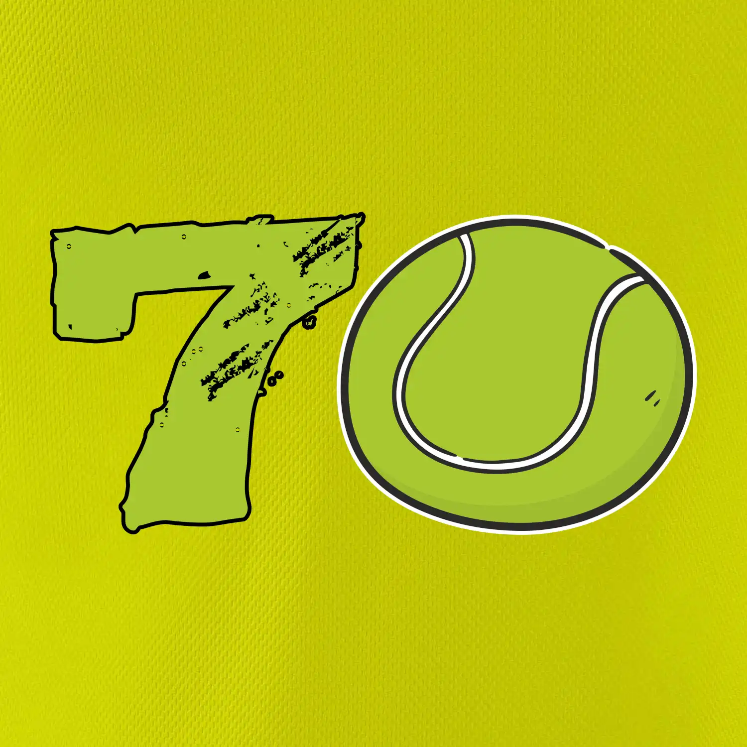 Tenis kulaté narozeniny 70