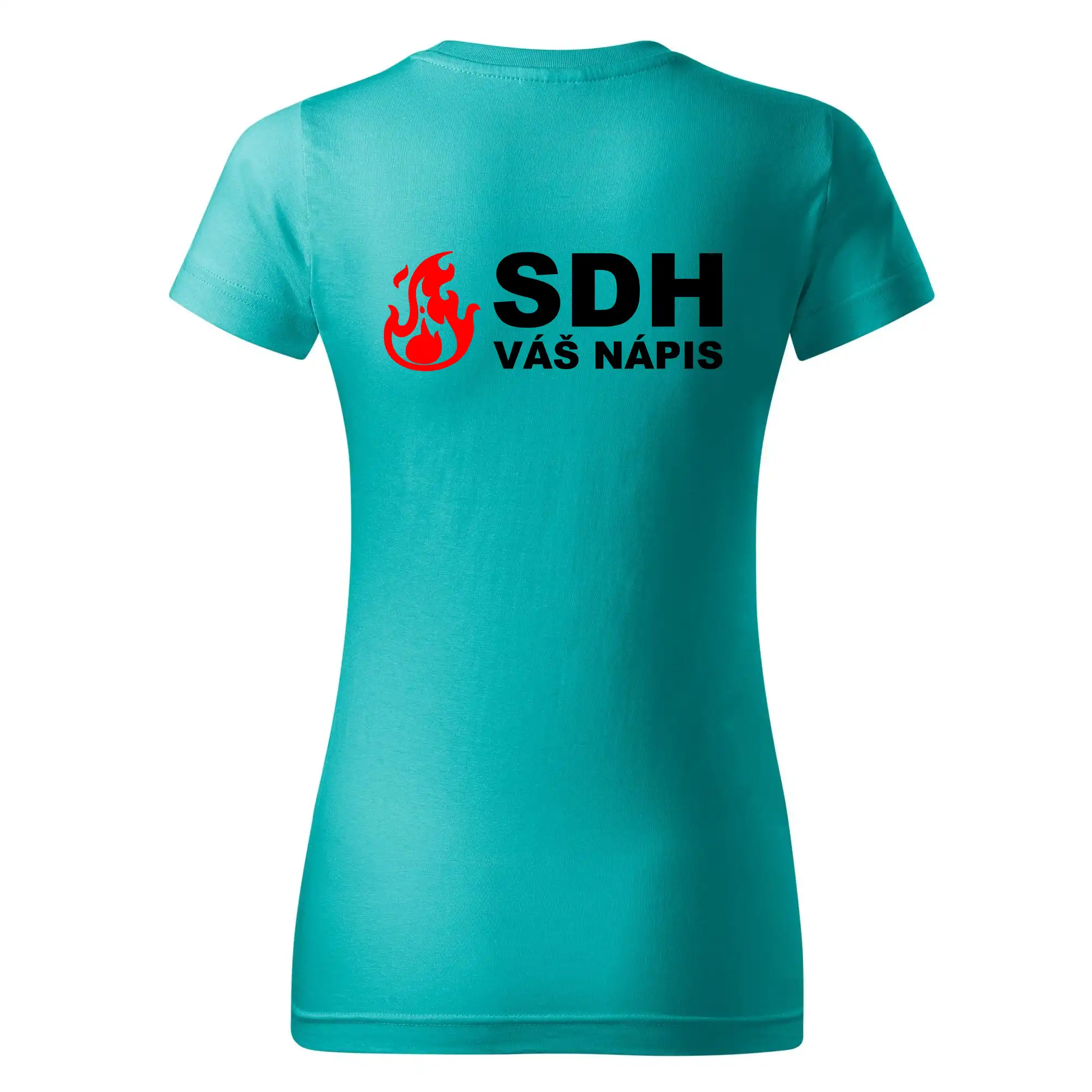 SDH nápis (oheň, název sboru - vlastní nápis)