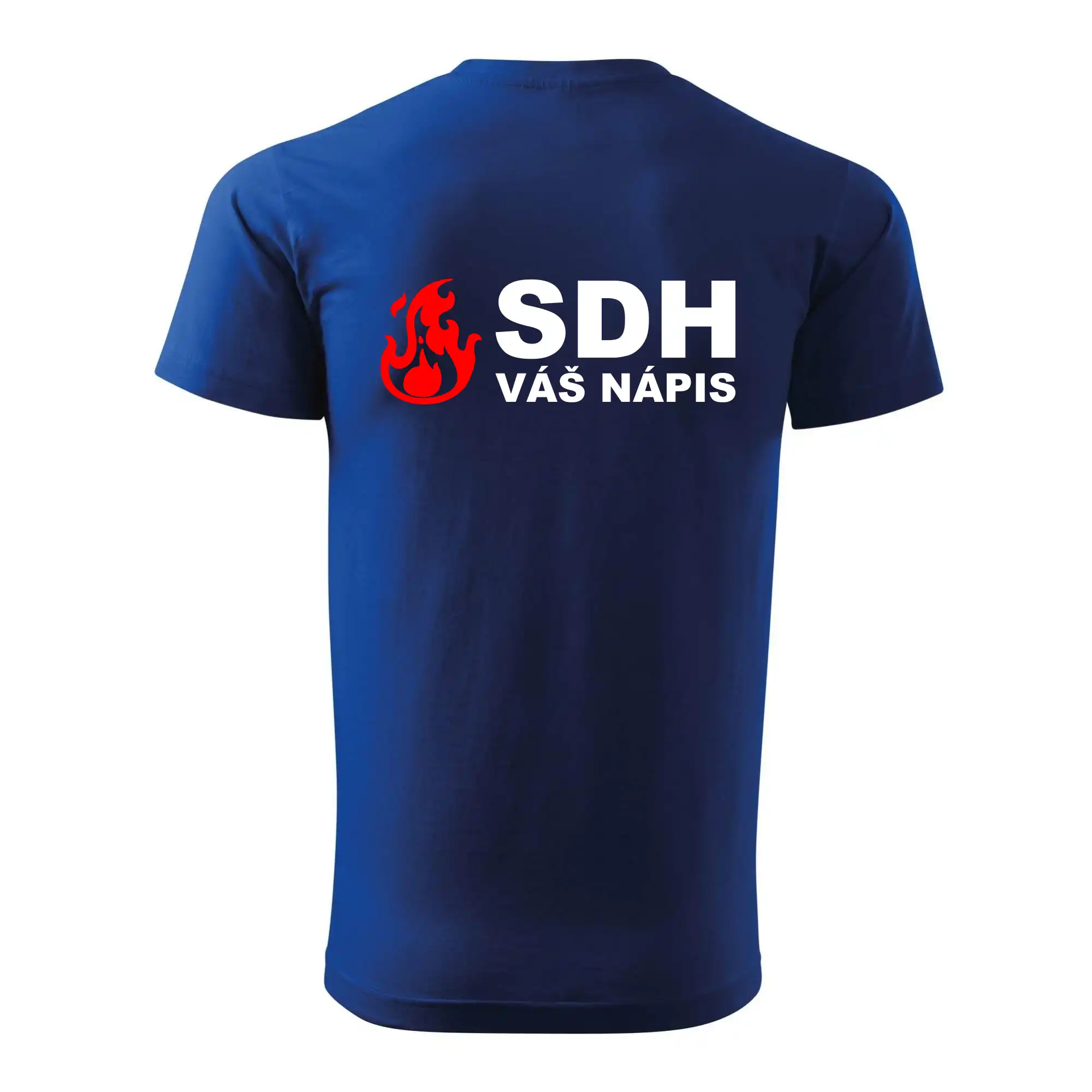 SDH nápis (oheň, název sboru - vlastní nápis)