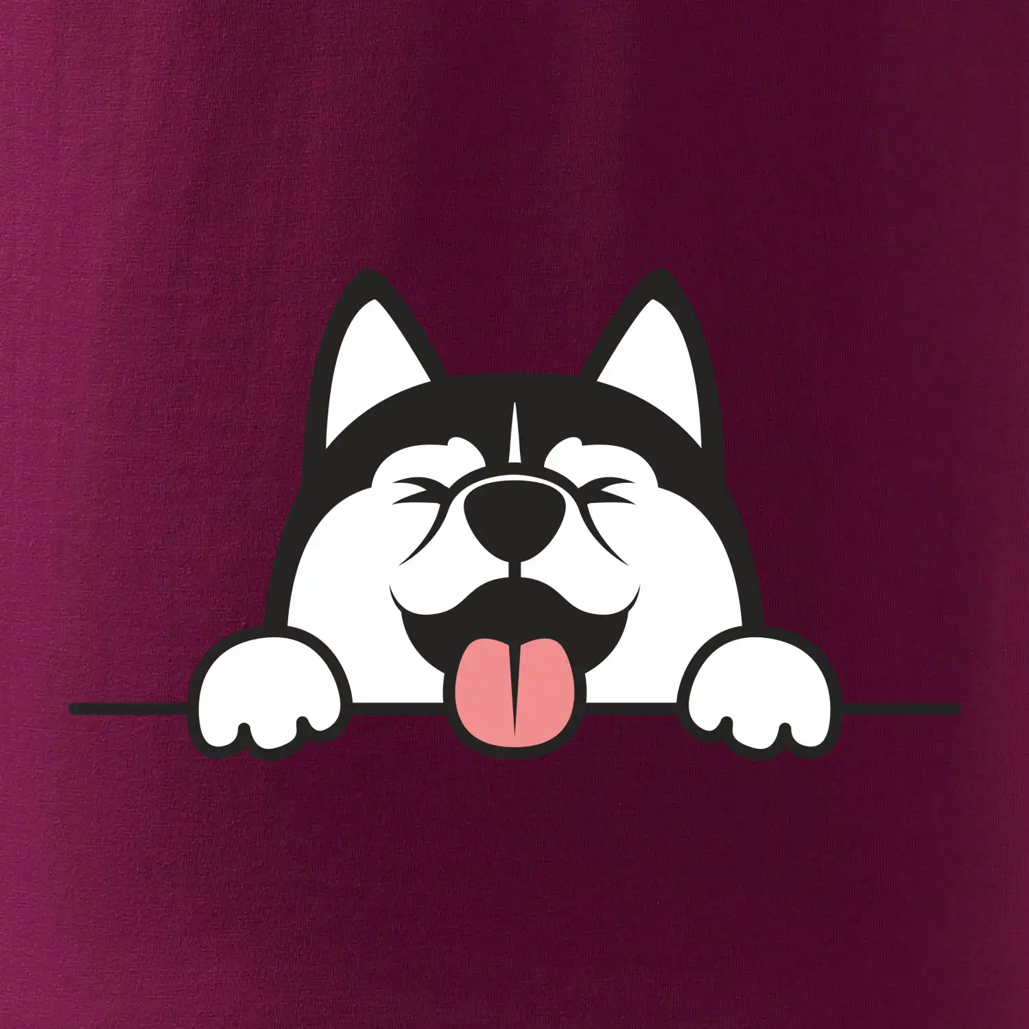 Husky veselý