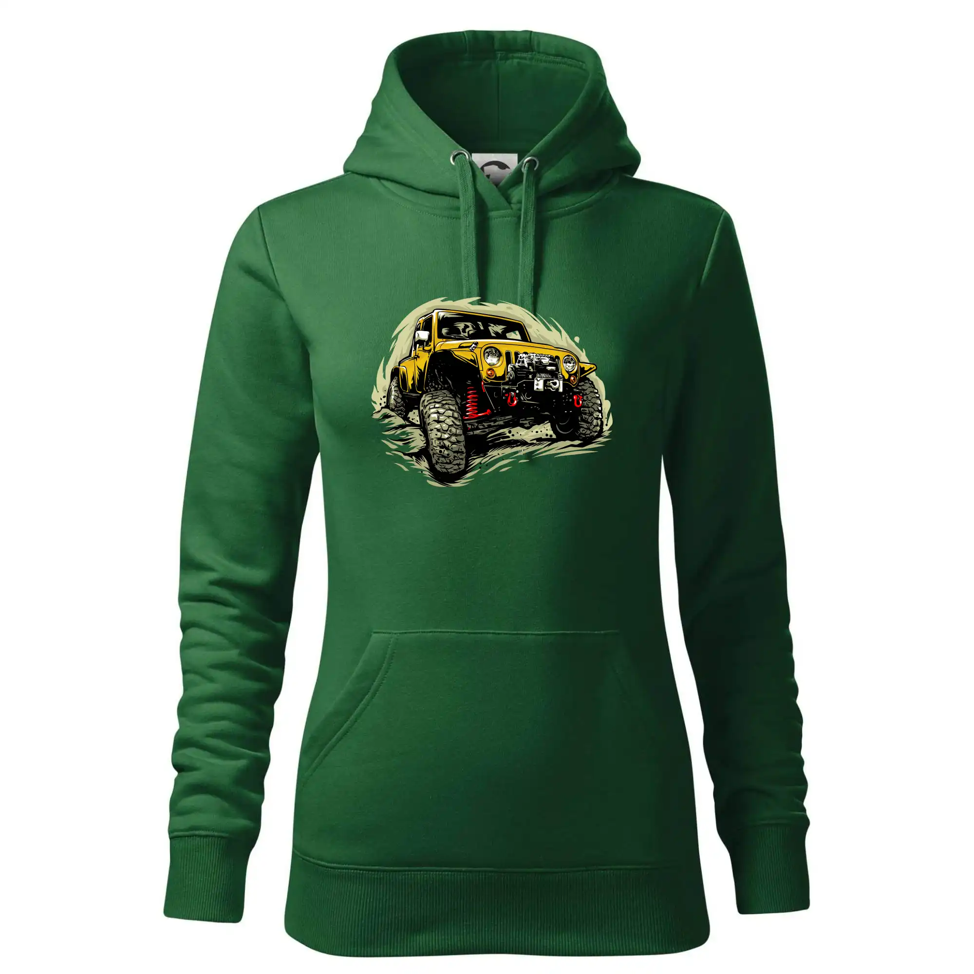Žlutý offroad s navijákem