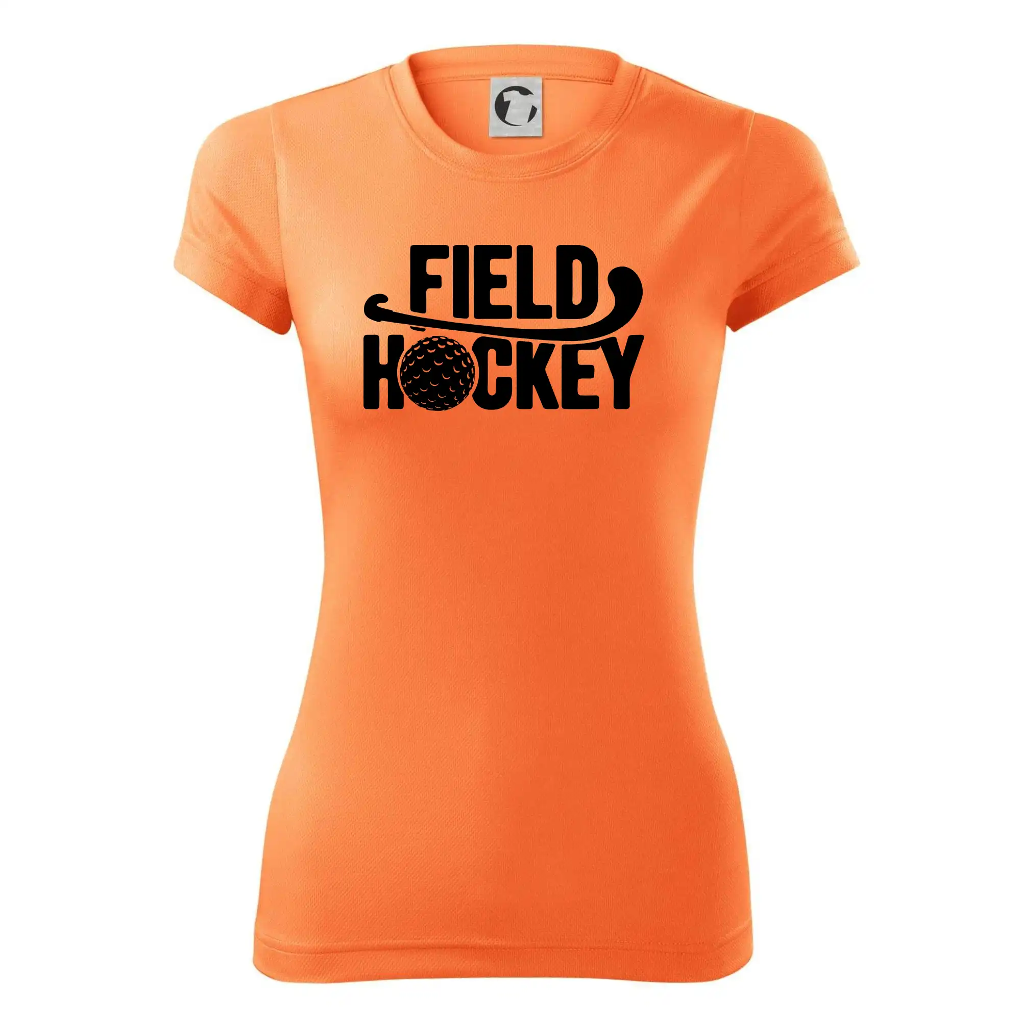 Field hockey míček a nápis