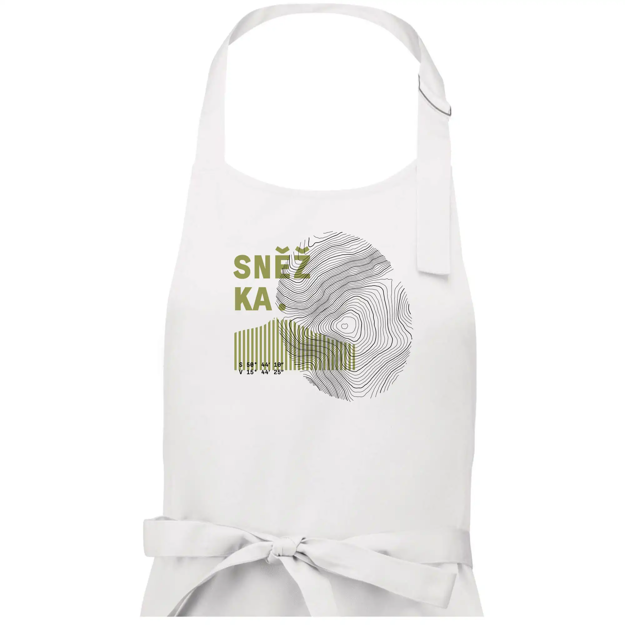 Sněžka - vrstevnice otisk