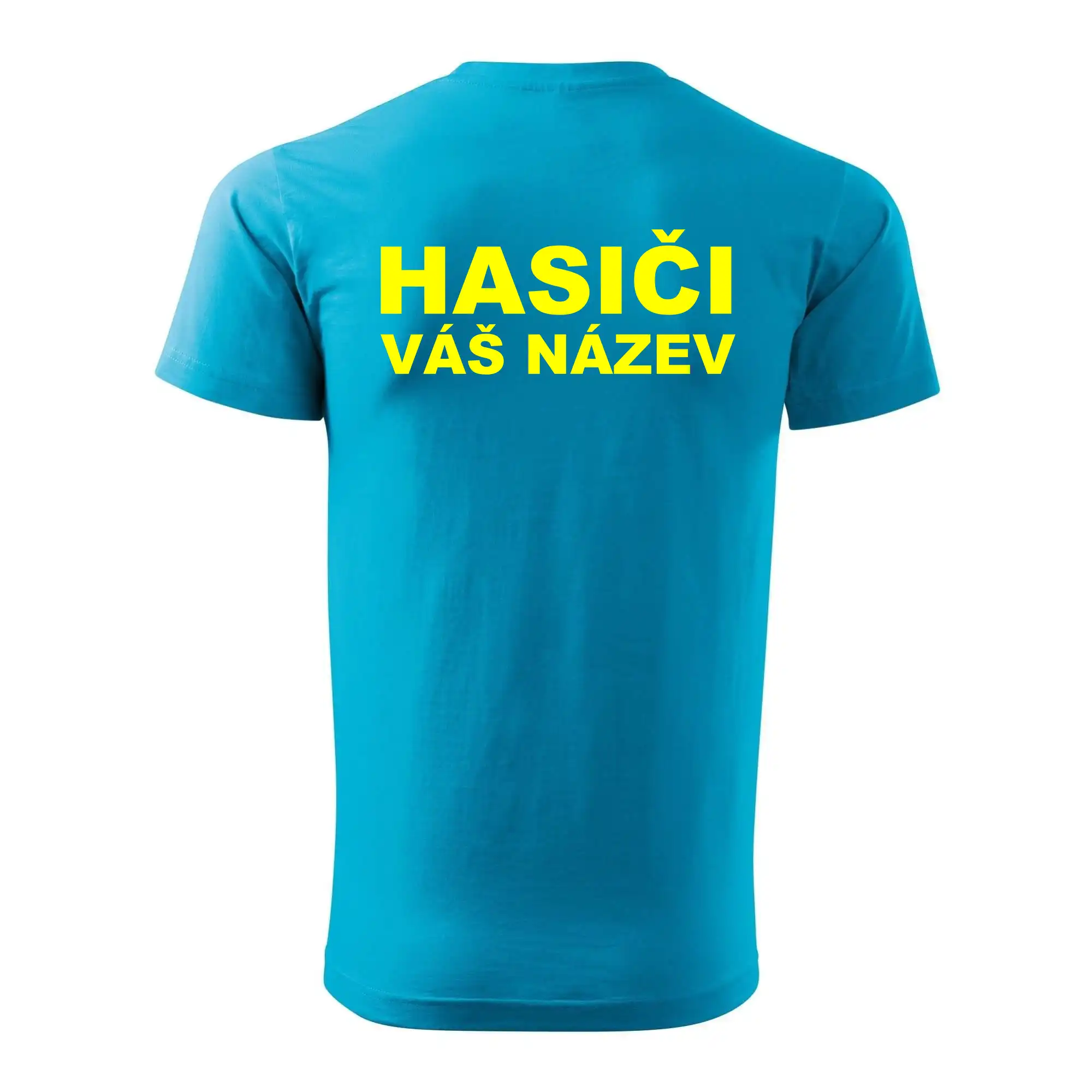 Hasiči - žlutý nápis - váš název sboru
