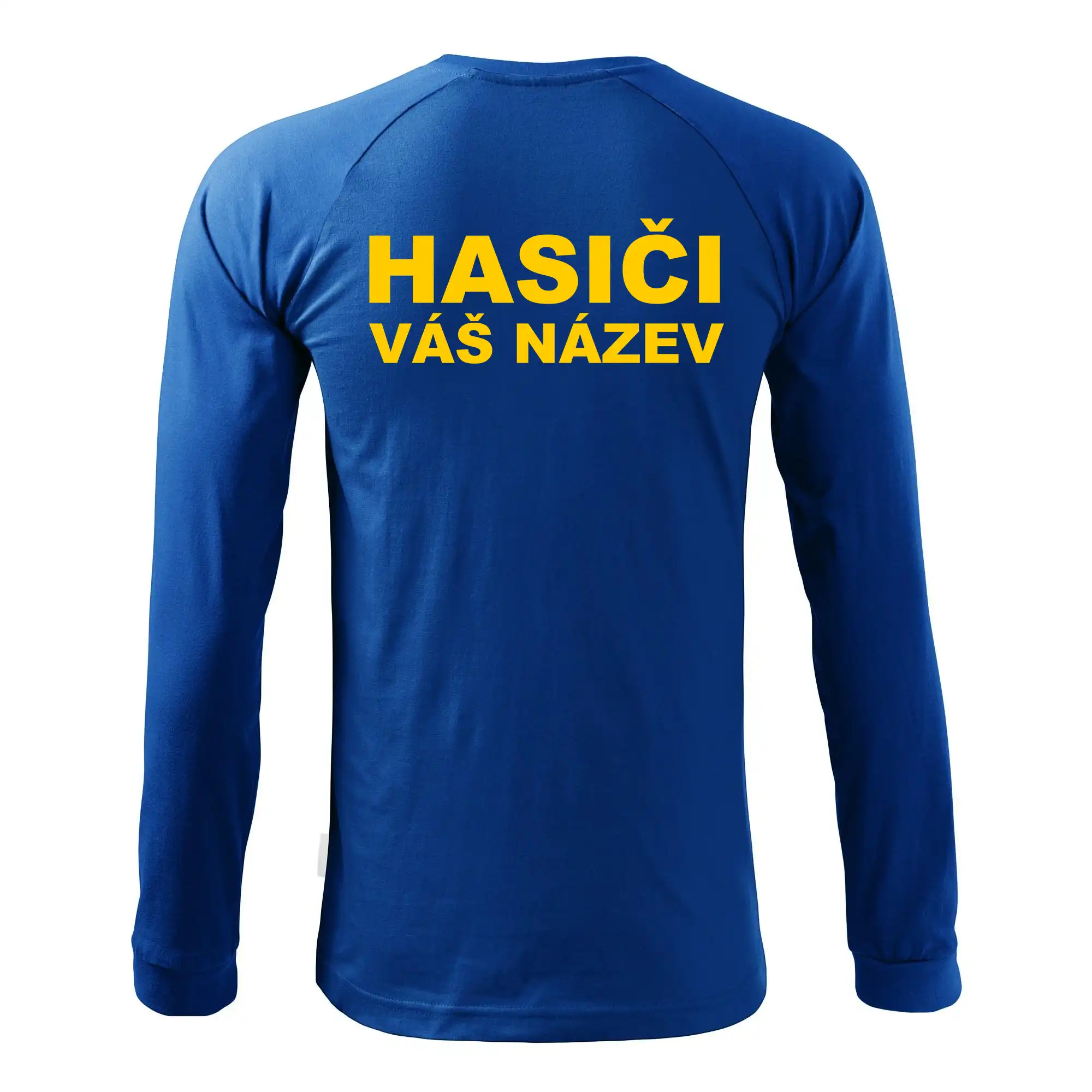 Hasiči - žlutý nápis - váš název sboru