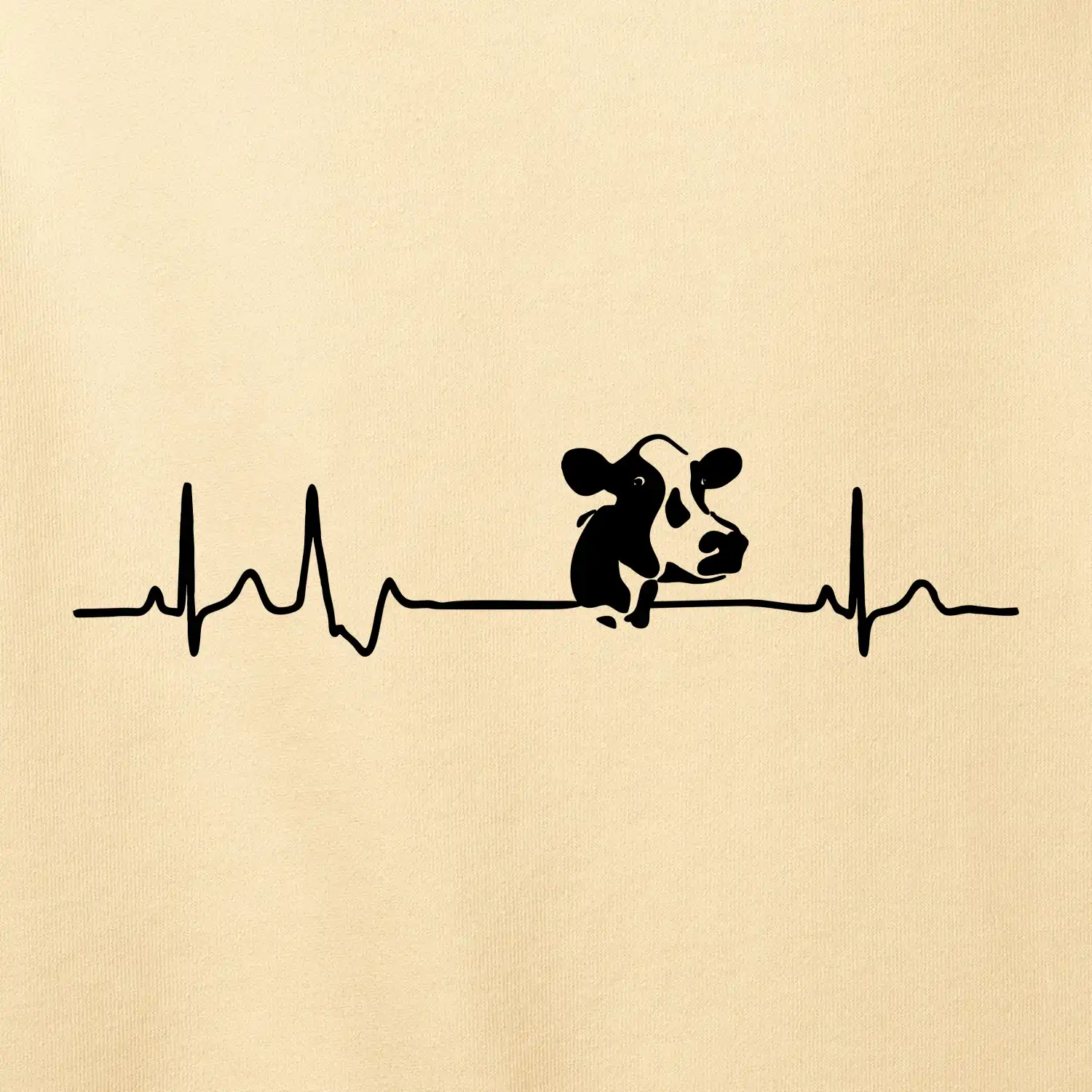 Kráva EKG