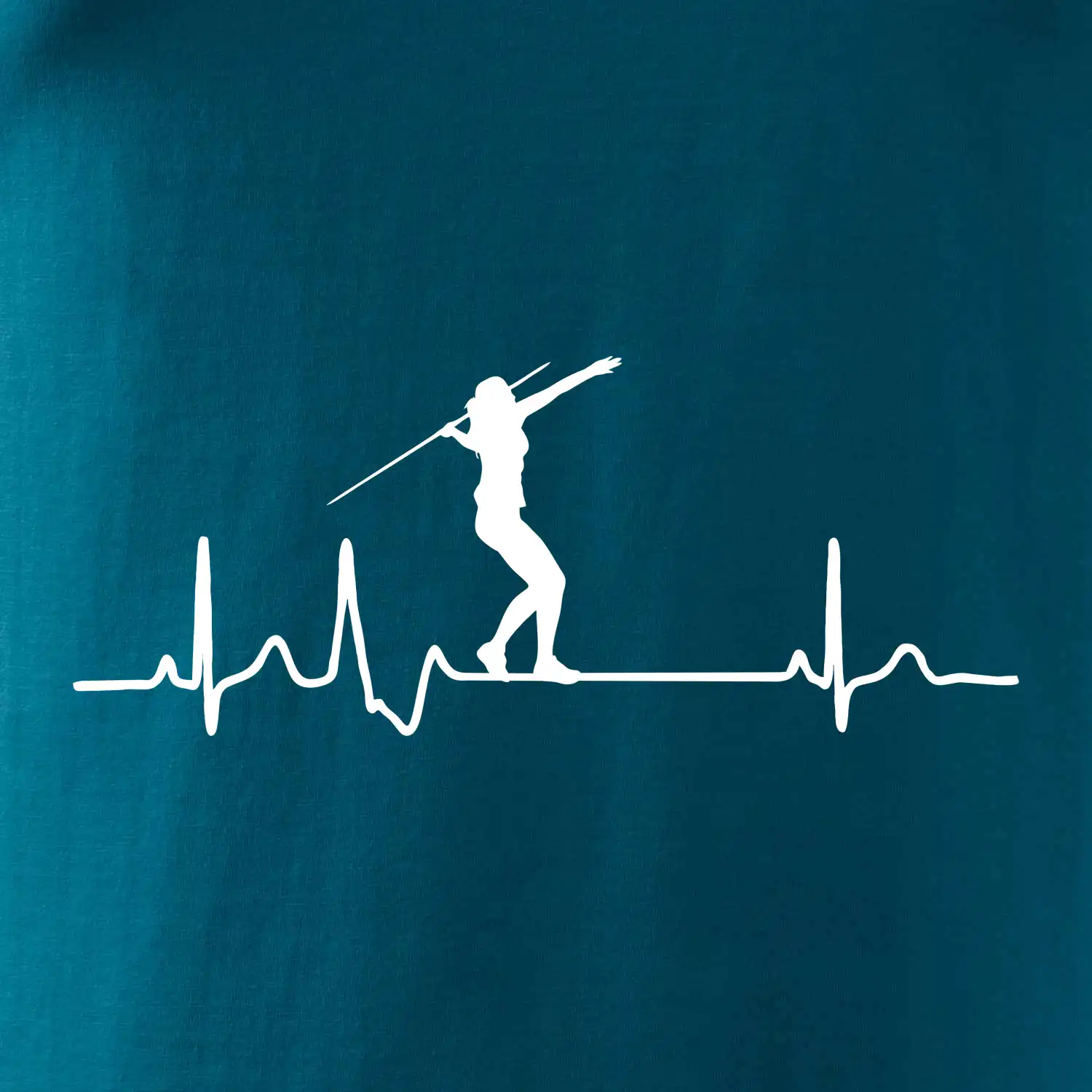 EKG hod oštěpem žena
