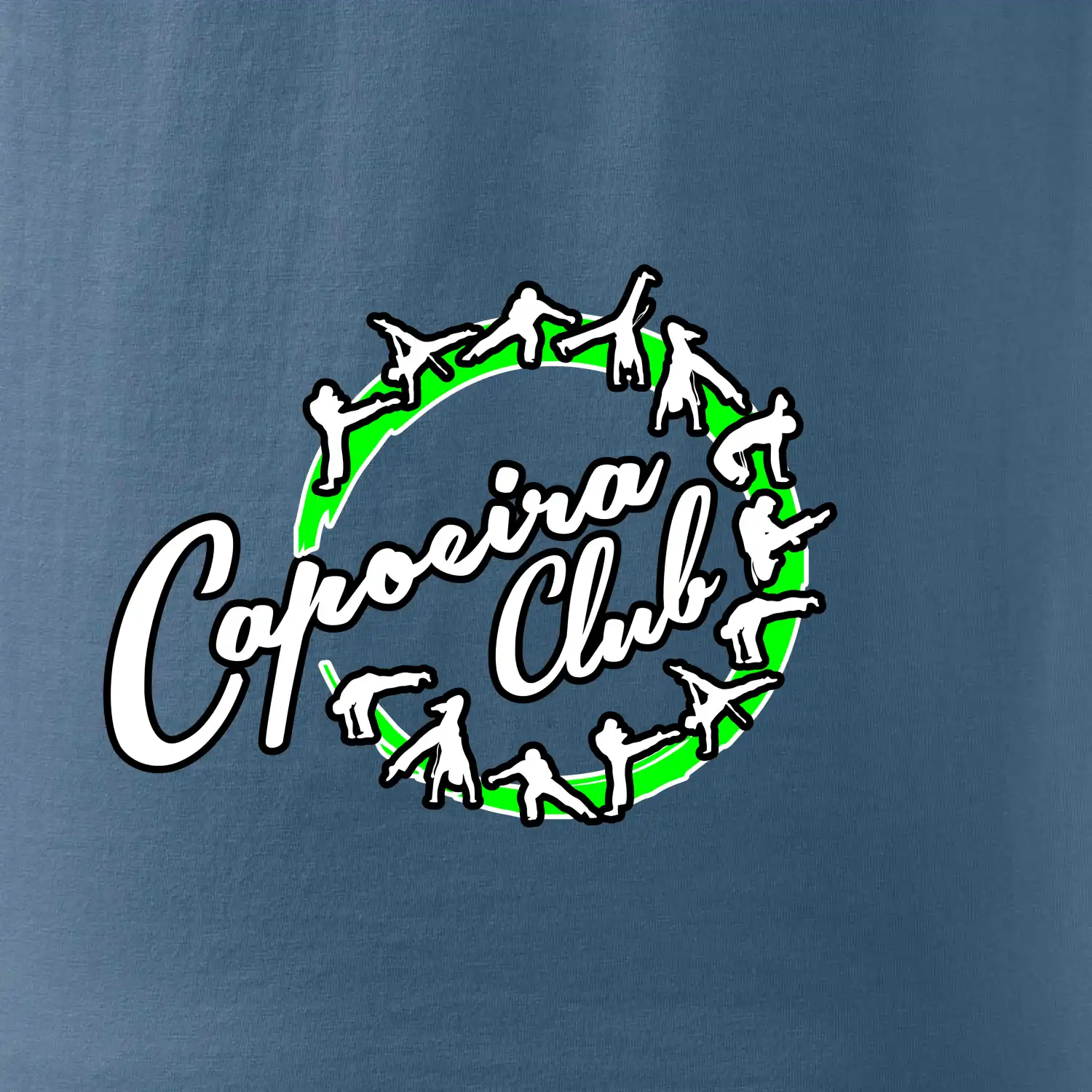 Capoeira club nápis - cviky v kruhu