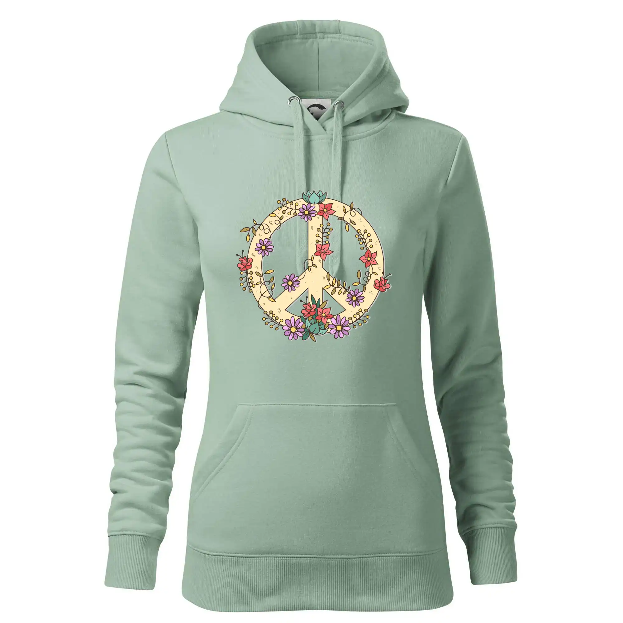 Peace symbol pískový