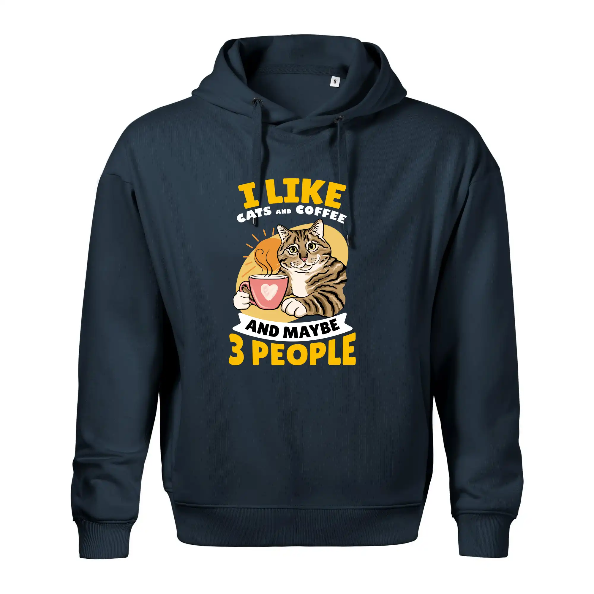 I like cats and coffee and maybe 3 people