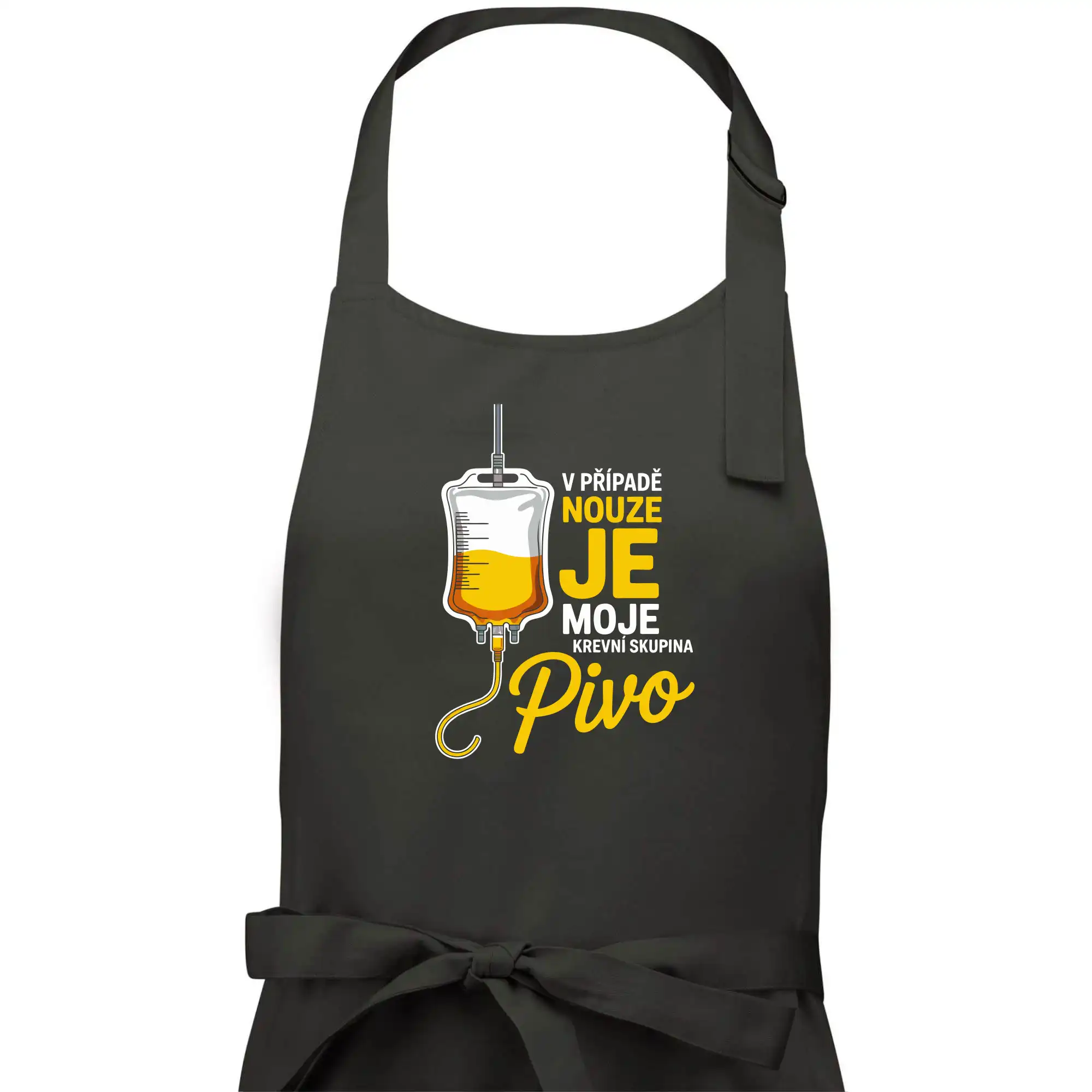 V případě nouze je moje krevní skupina pivo