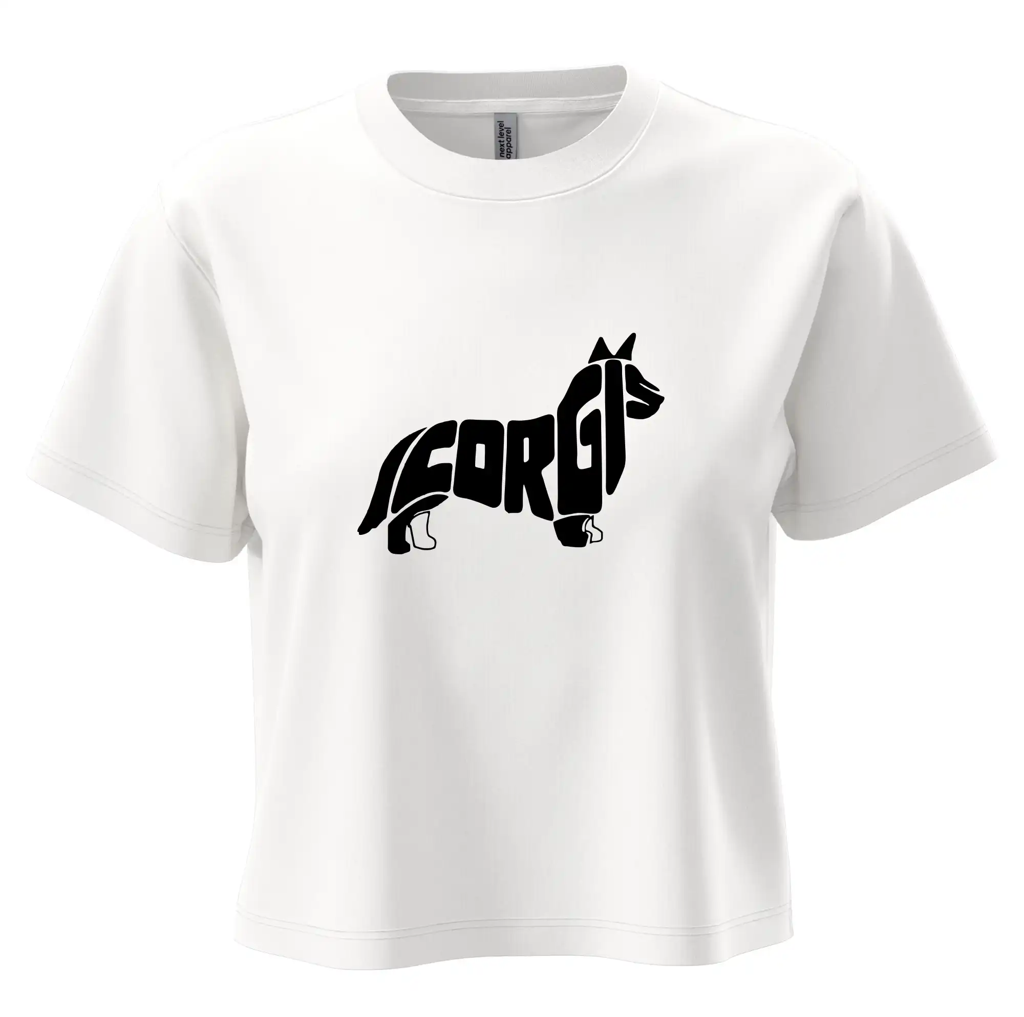 Corgi - nápis v těle