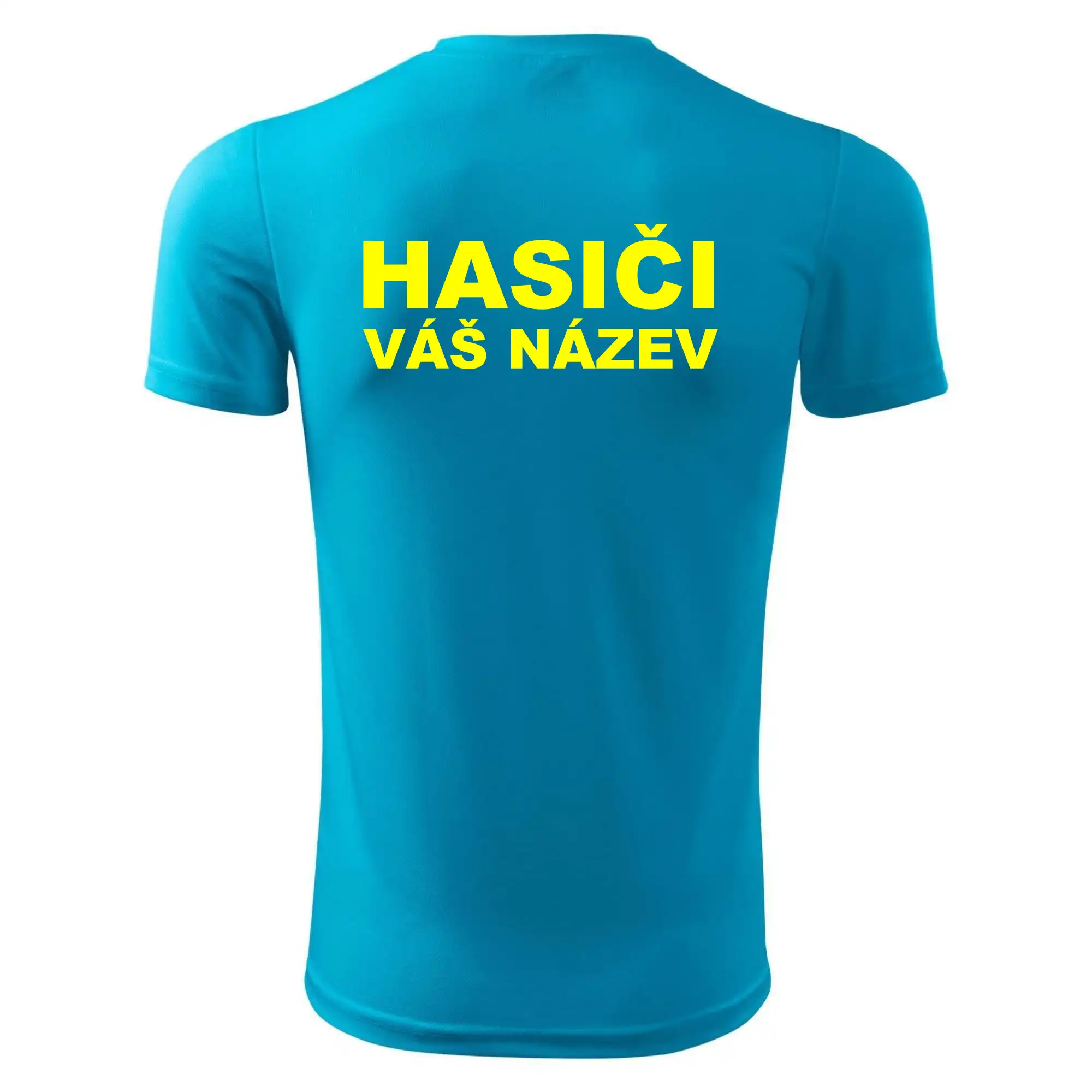 Hasiči - žlutý nápis - váš název sboru