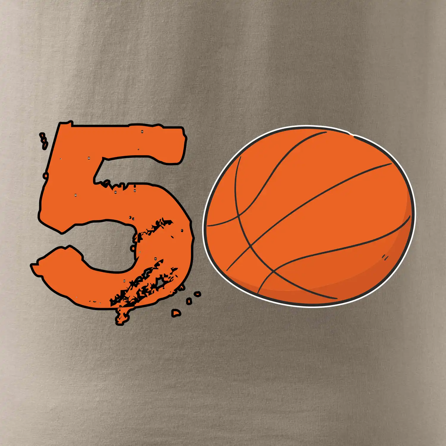 Basketball kulaté narozeniny 50