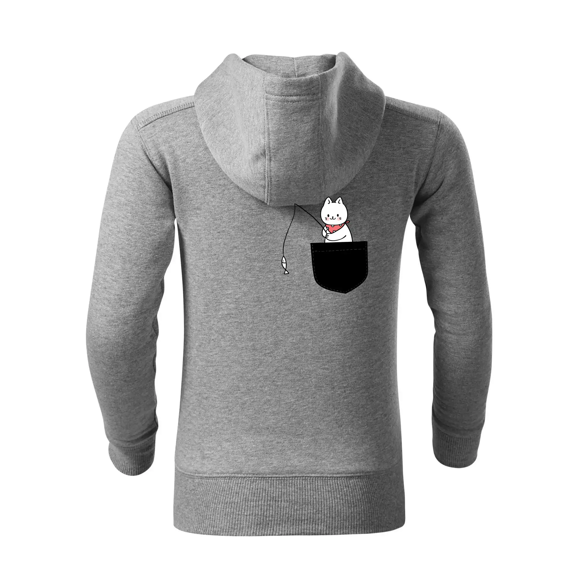Kočka s rybou v kapse