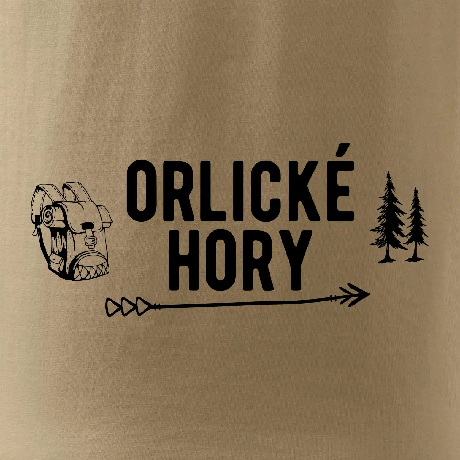 Orlické hory nápis