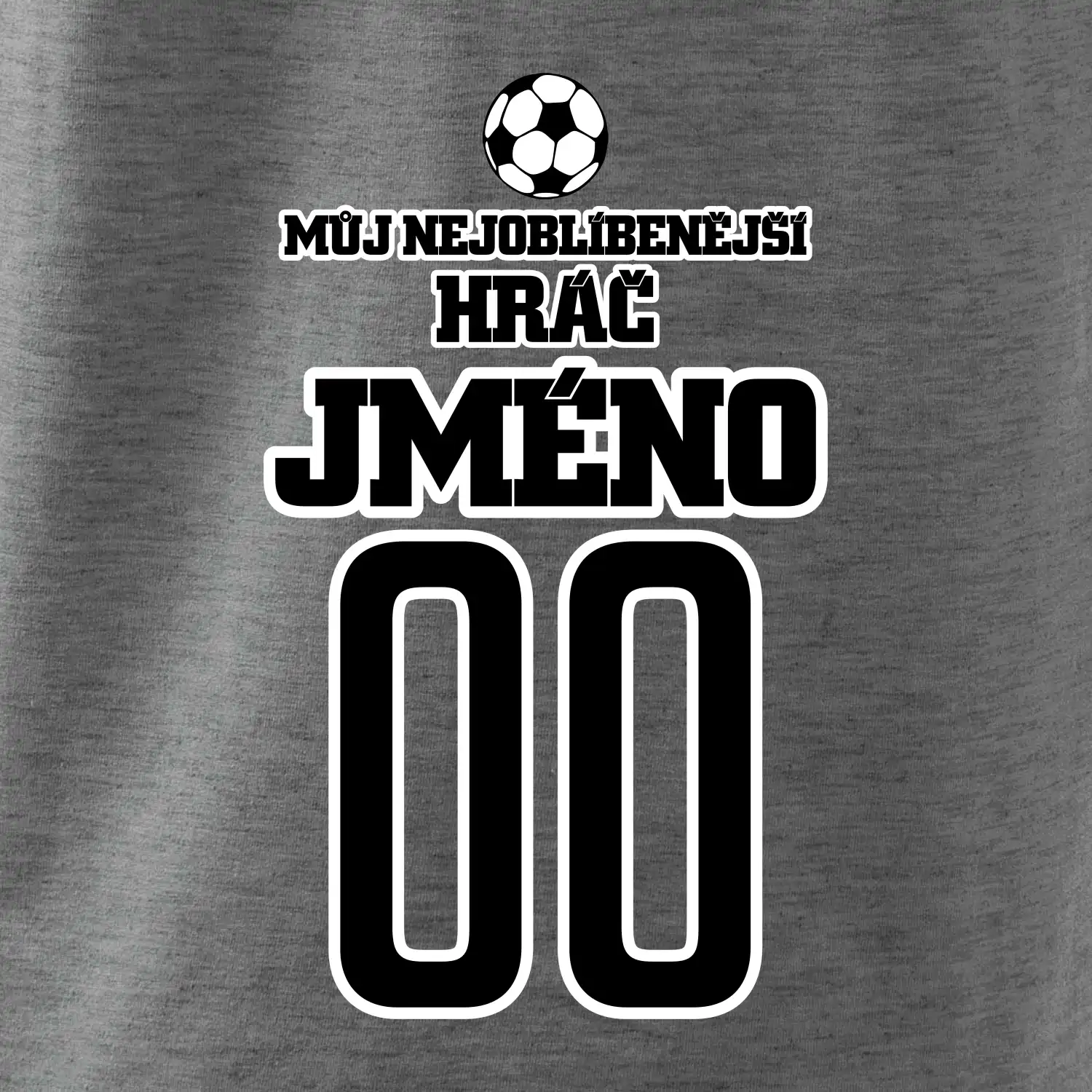 Můj nejoblíbenější hráč - Vaše jméno a číslo