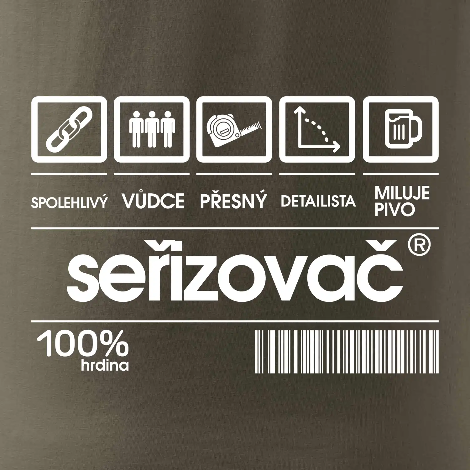 Čárový kód - seřizovač