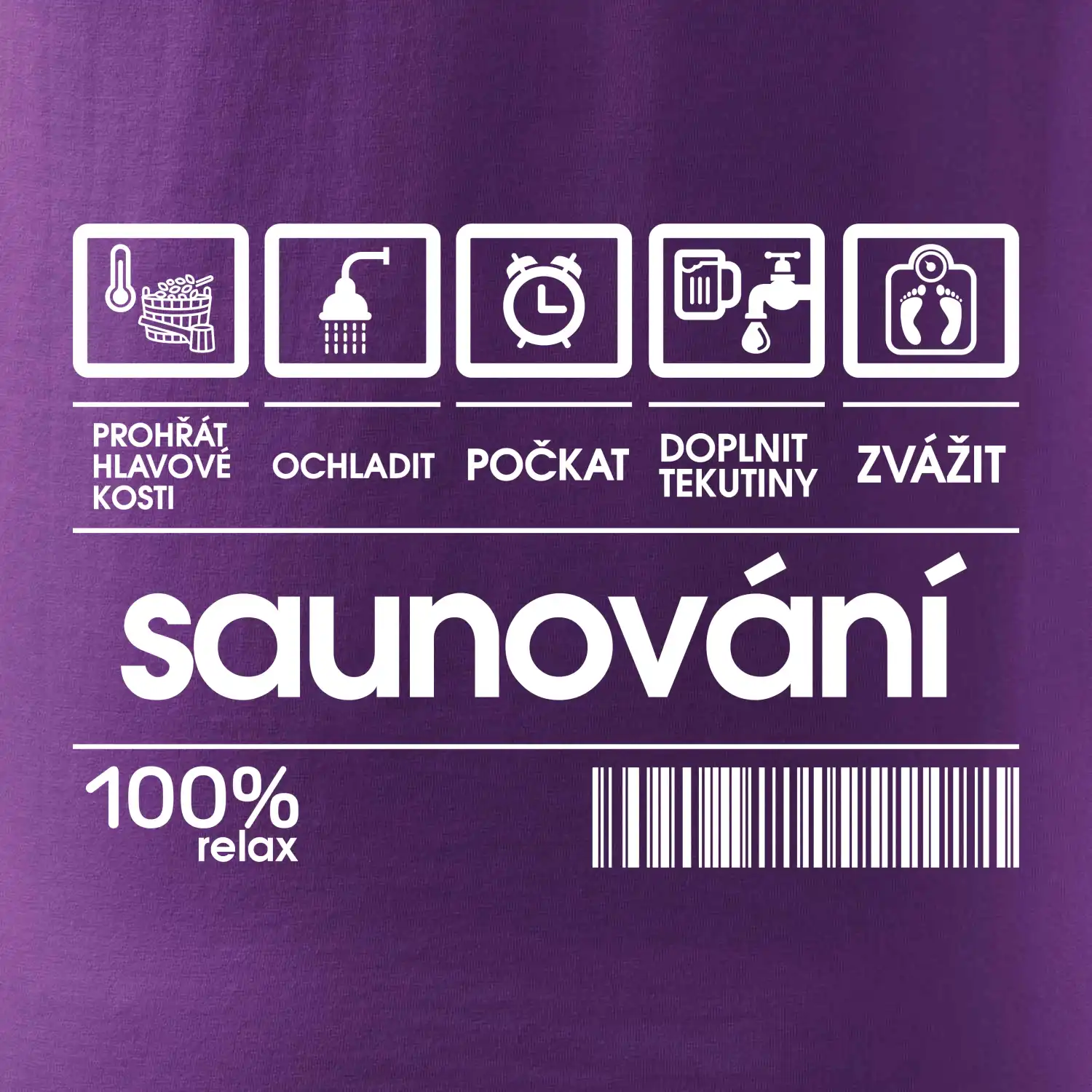 Čárový kód - sauna