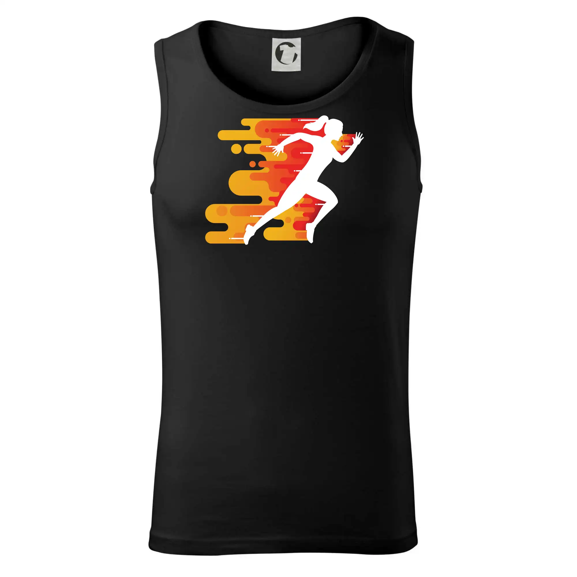 Běhání - oranžová žena