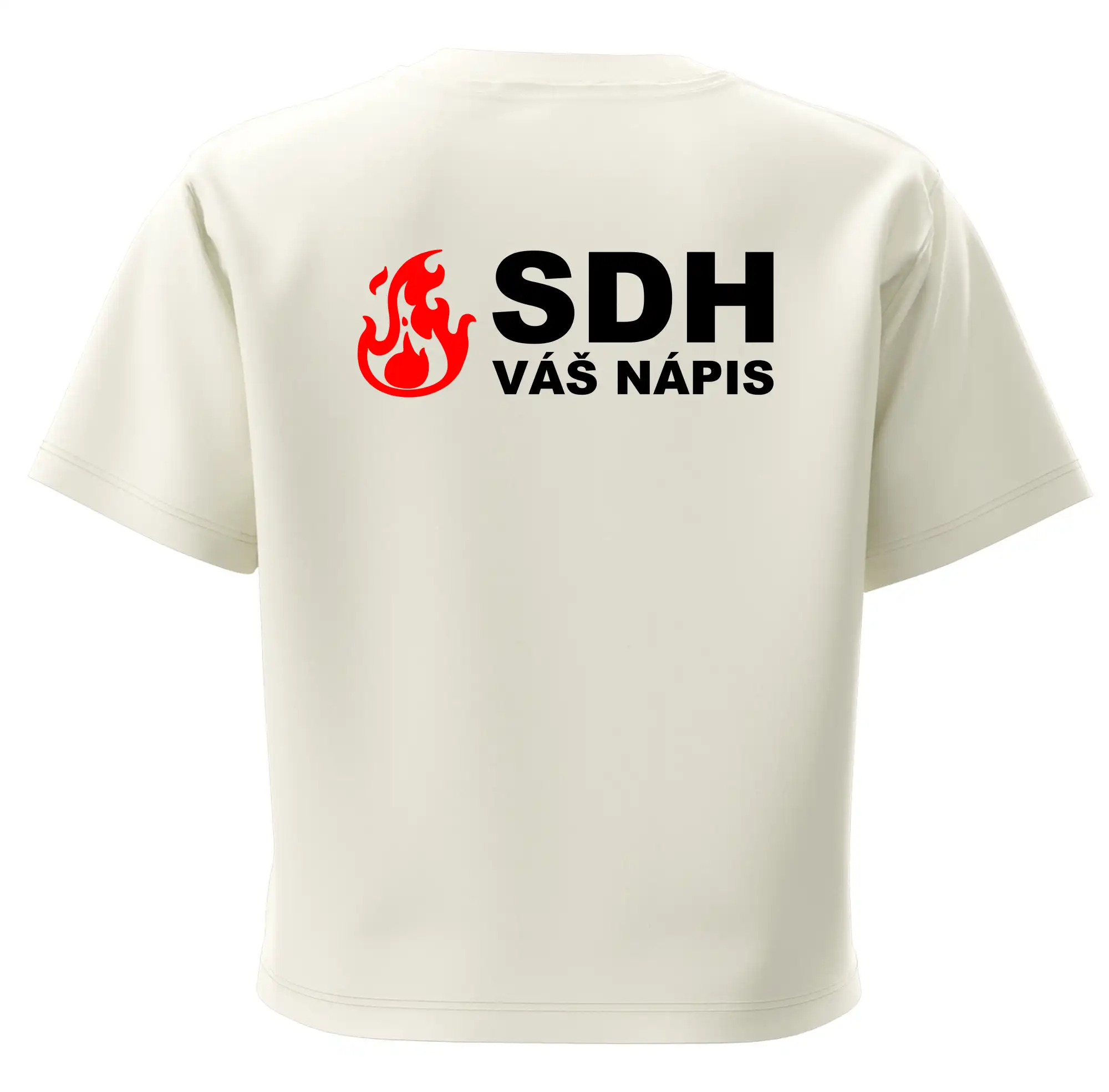 SDH nápis (oheň, název sboru - vlastní nápis)