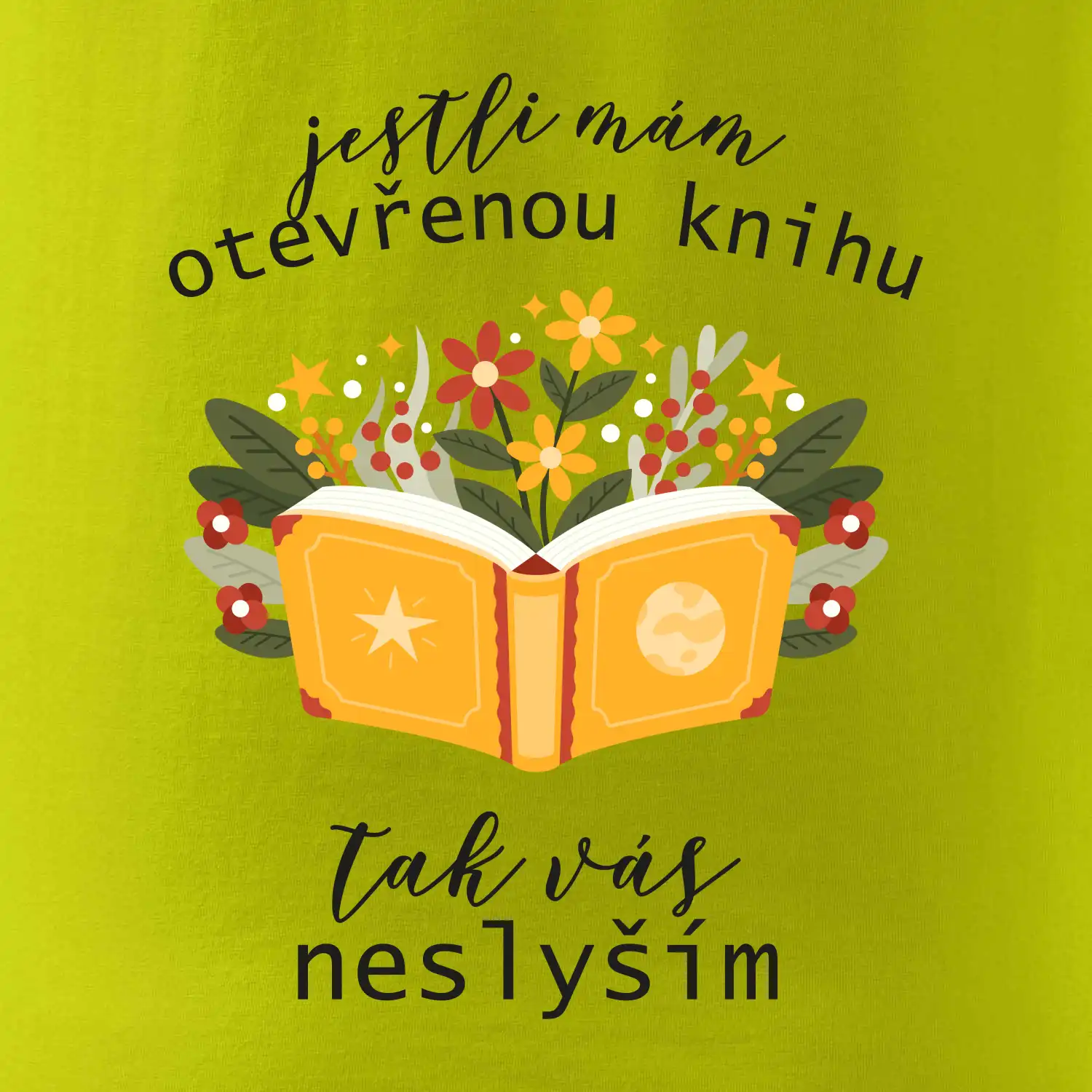 Jestli mám otevřenou knihu, tak vás neslyším