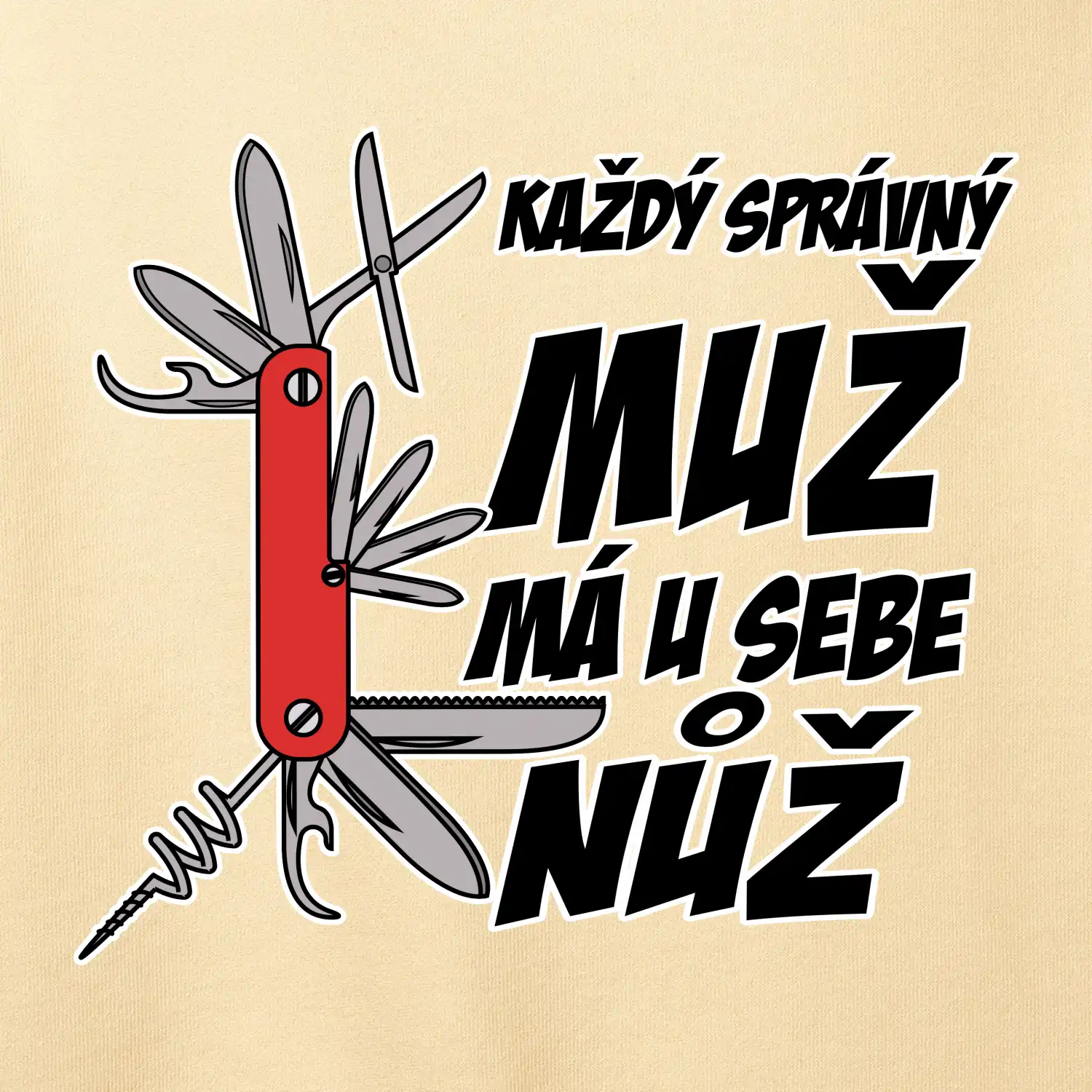 Každý správný muž, má u sebe nůž