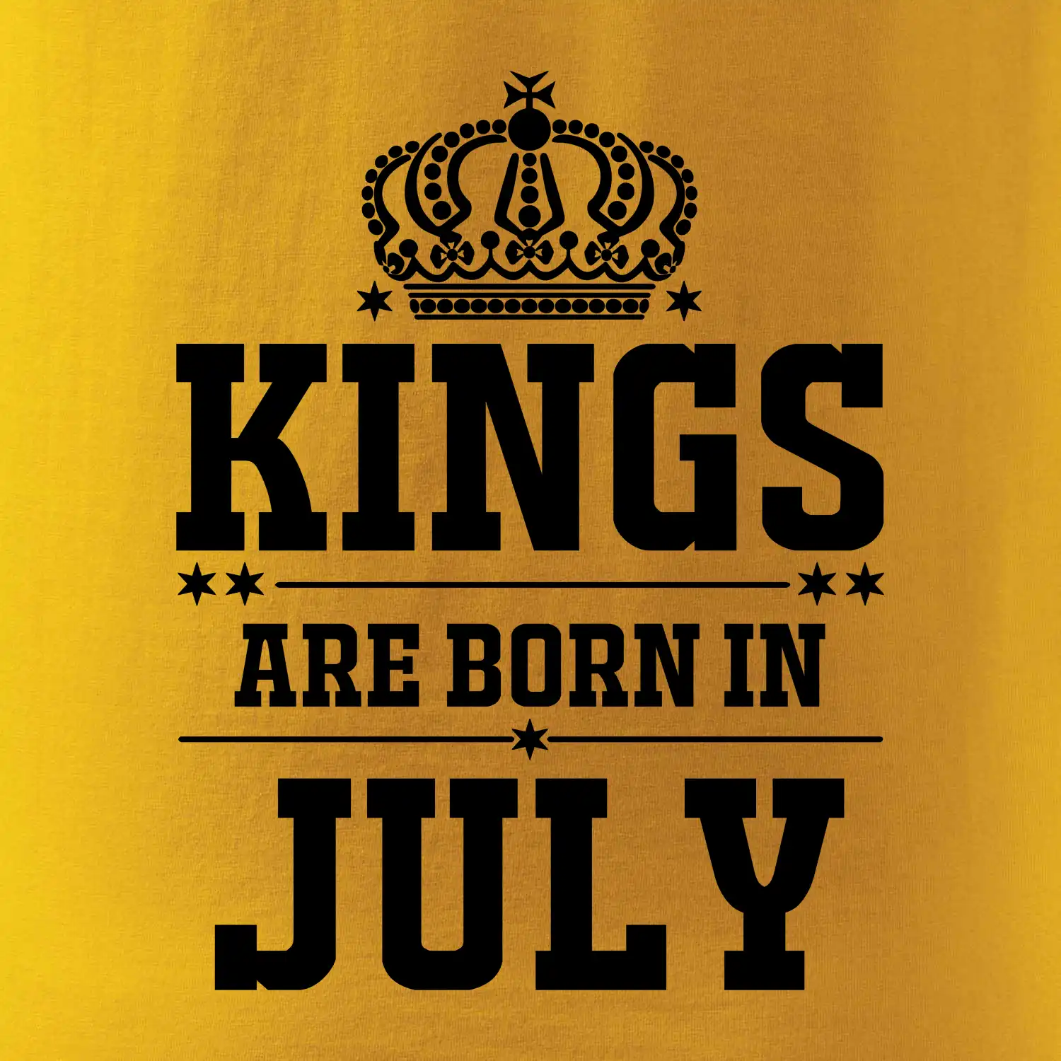 Kings are born in July