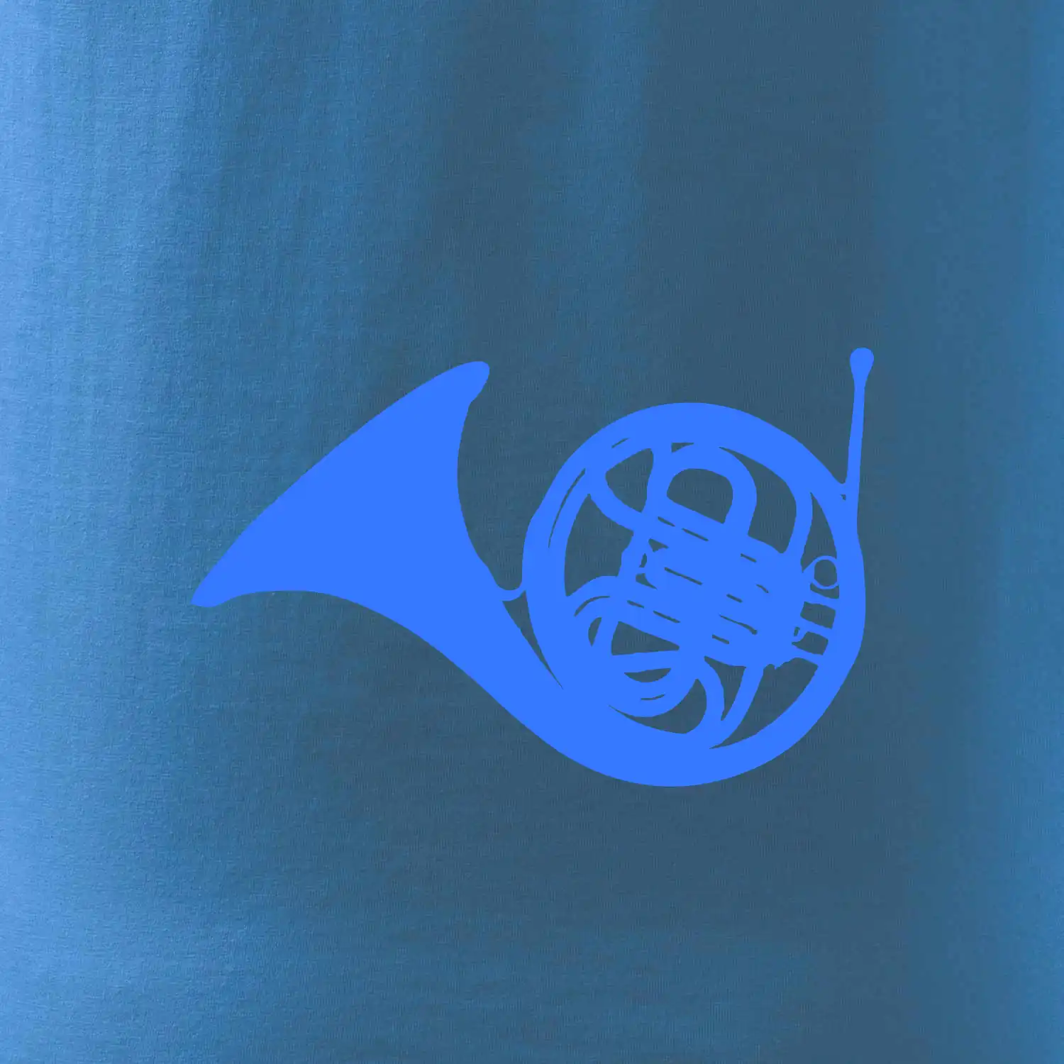 Blue French Horn