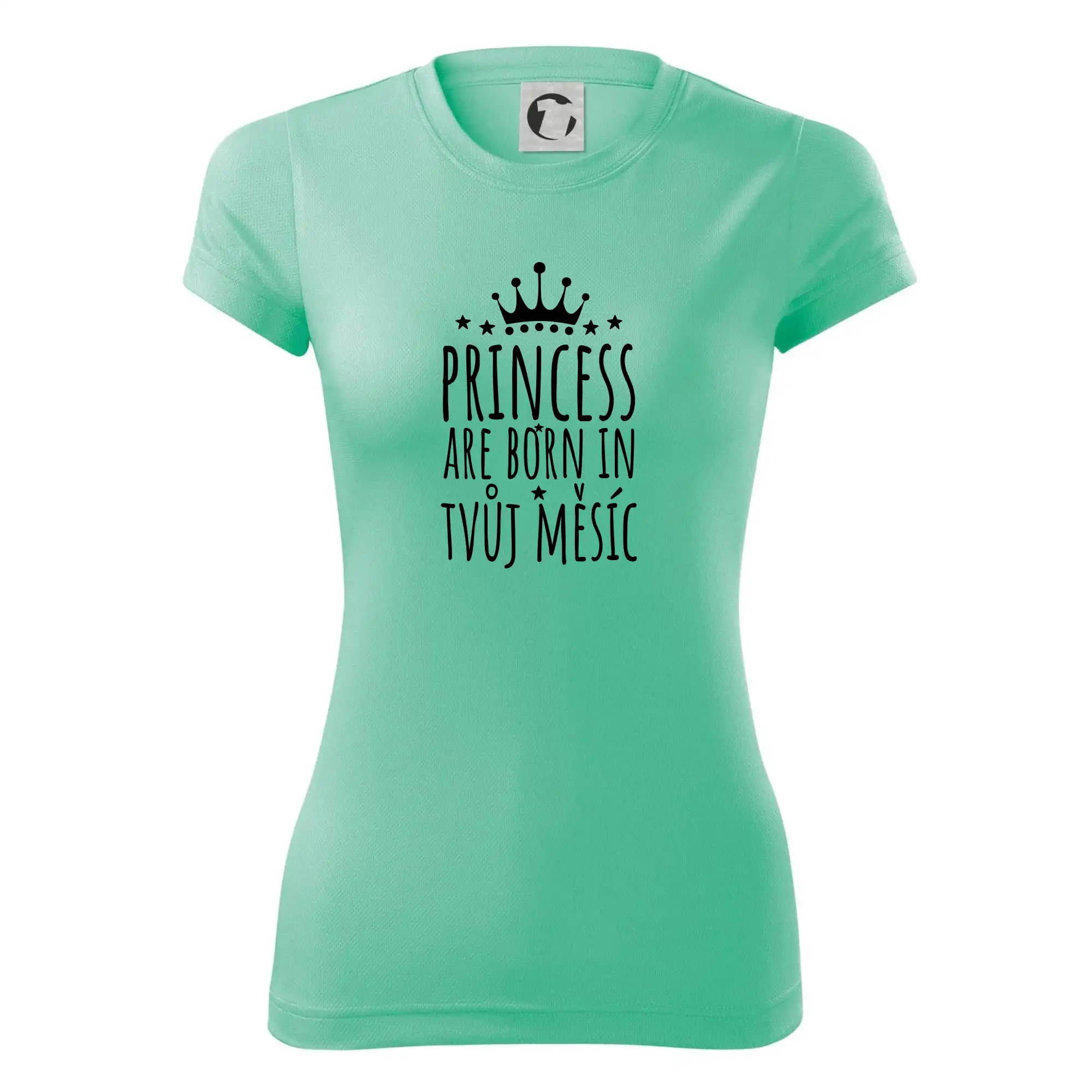 Princesses are born in (vlastní nápis měsíc narození)