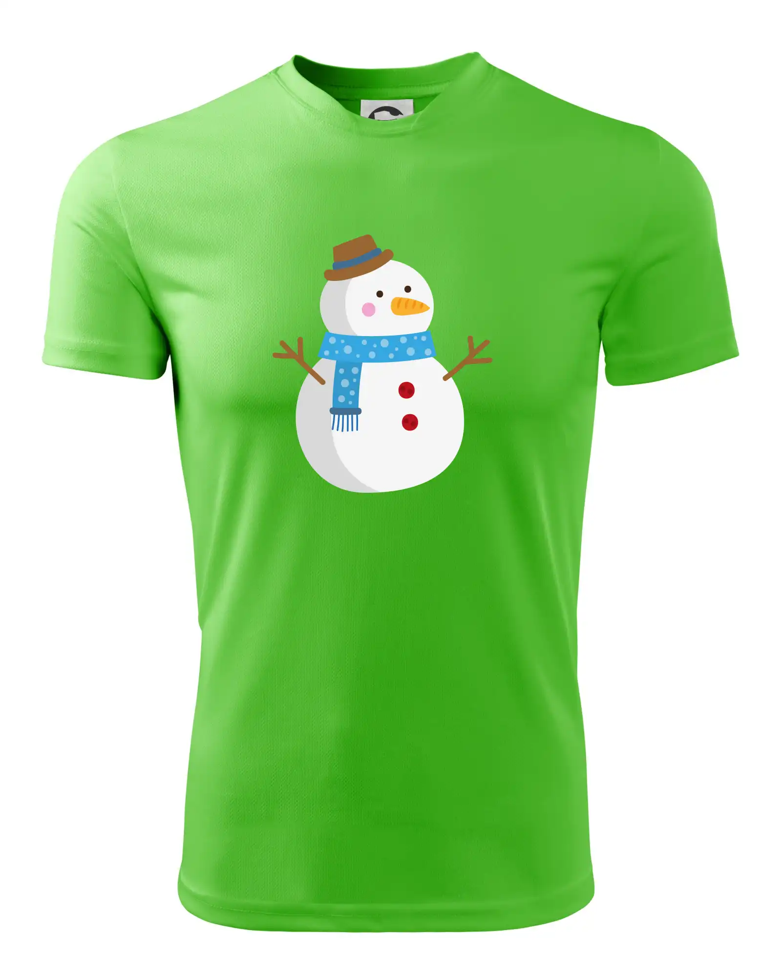 Sněhulák se šálou