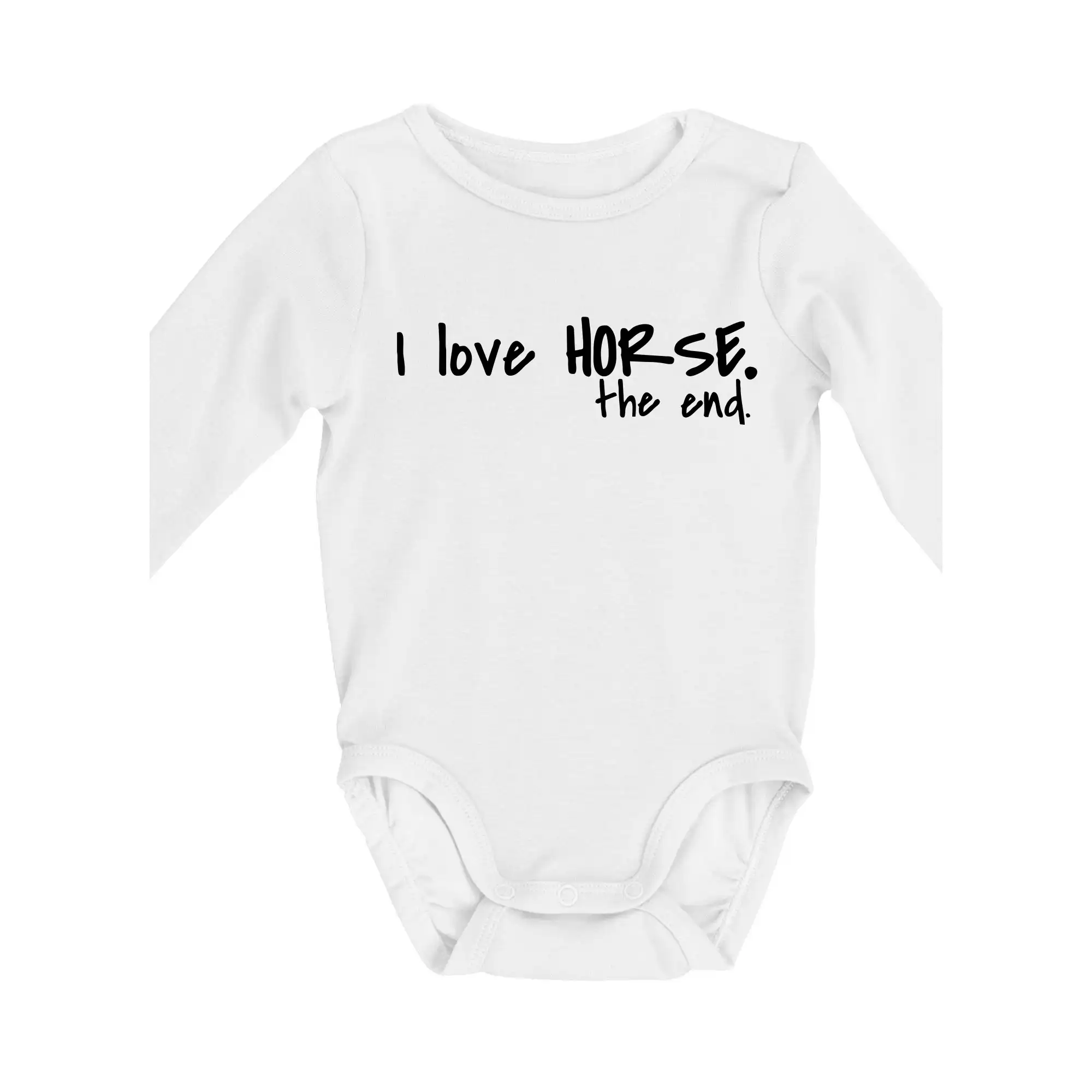 I love horse the end.