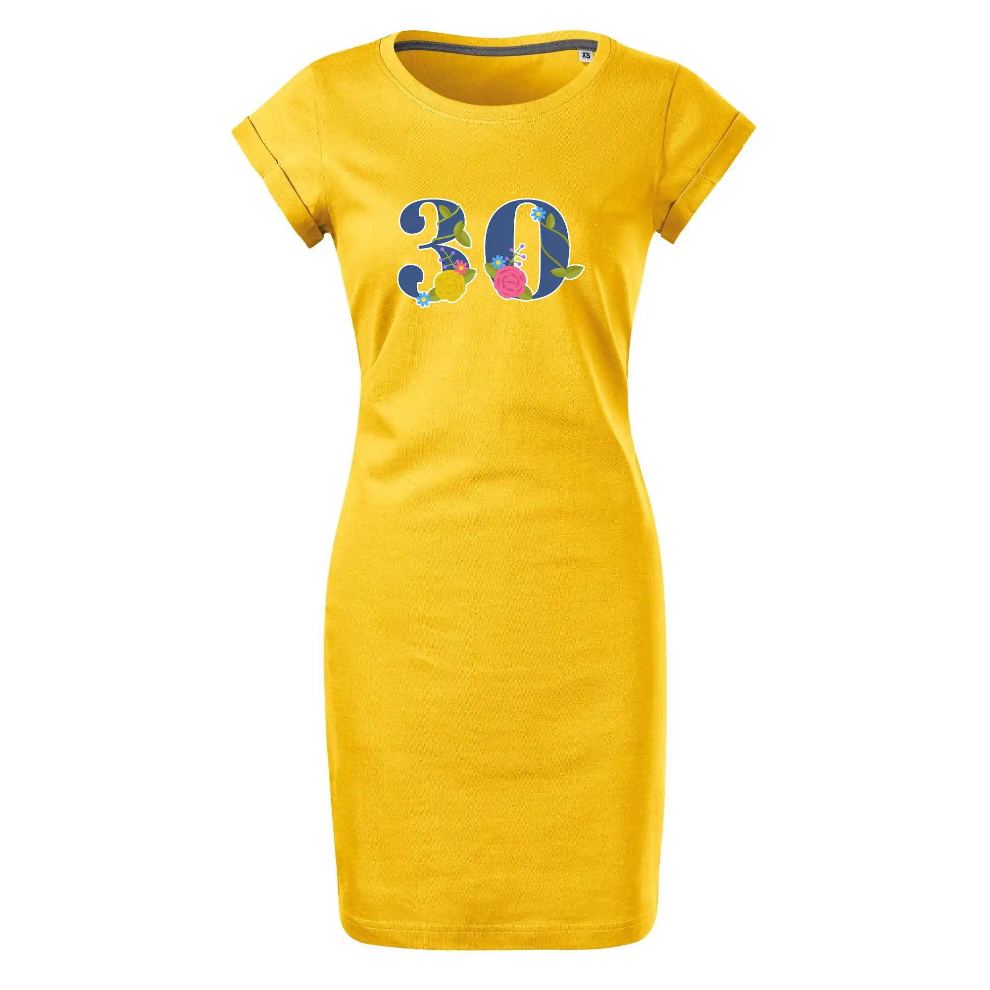 Květinové číslo kreslené - 30