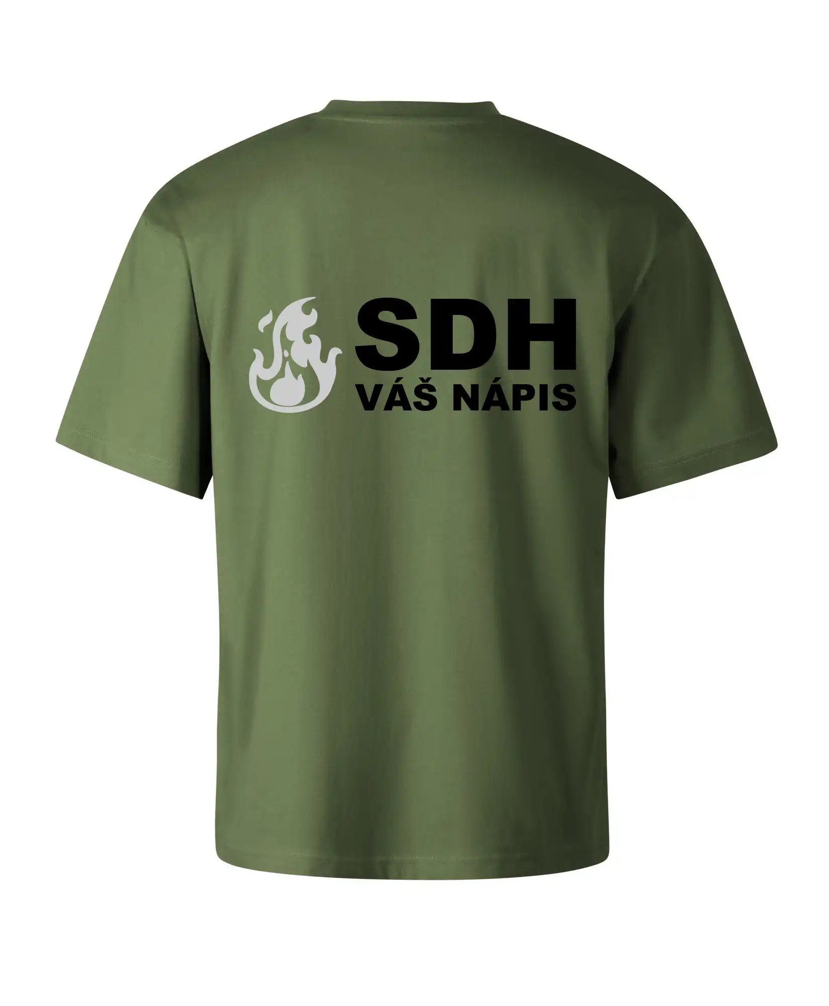 SDH REFLEXNÍ nápis (oheň, firesport, název sboru - vlastní nápis)