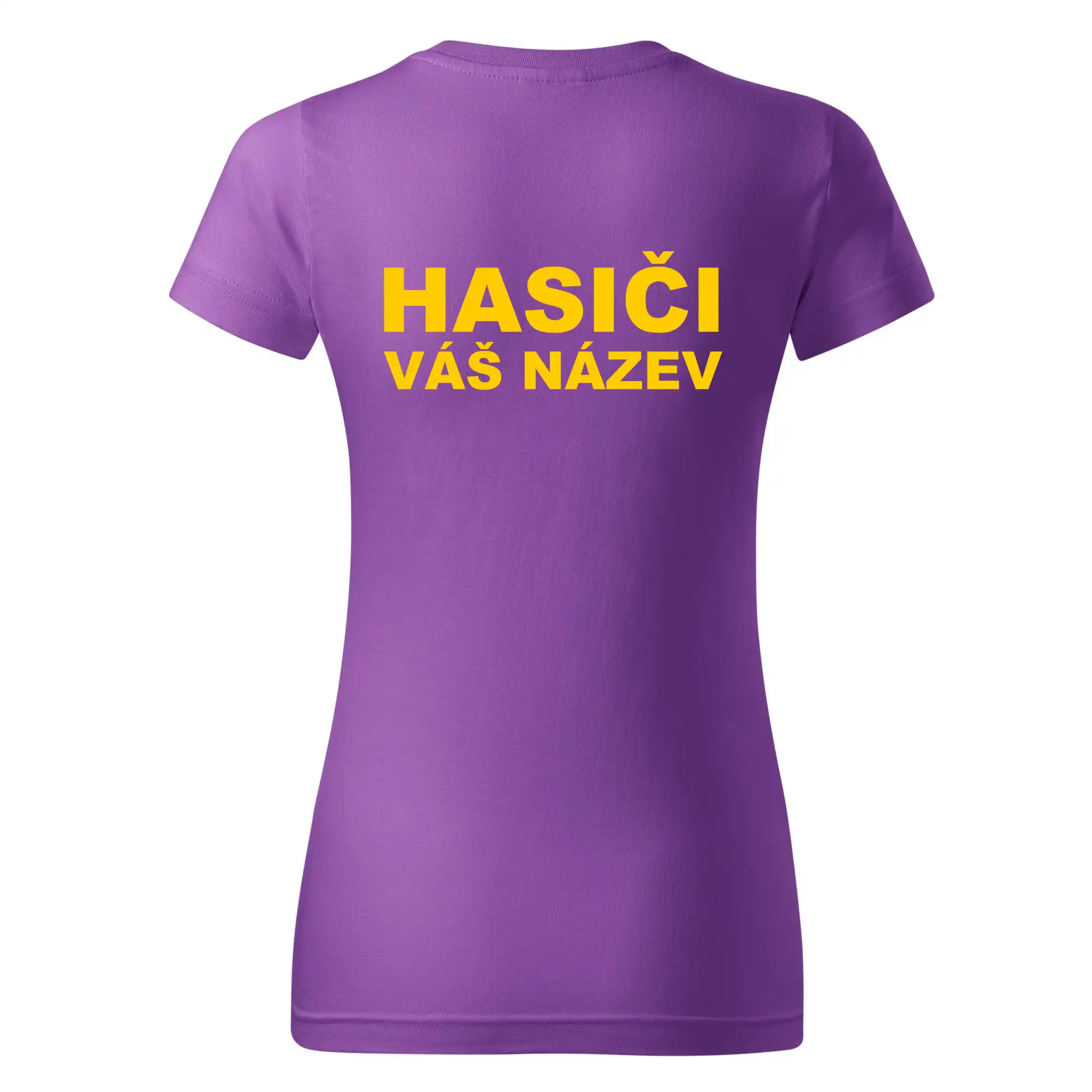 Hasiči - žlutý nápis - váš název sboru
