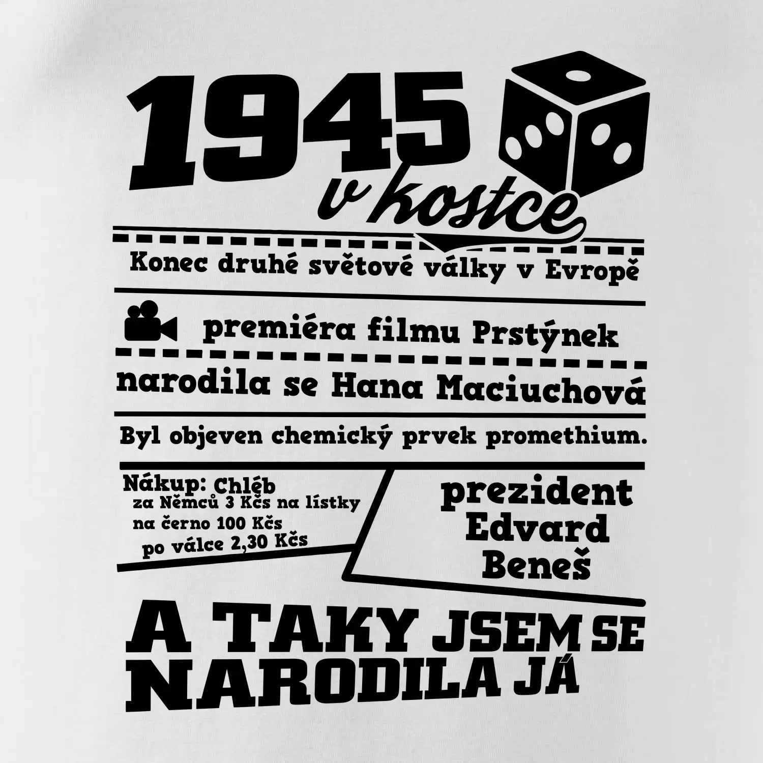 1945 v kostce