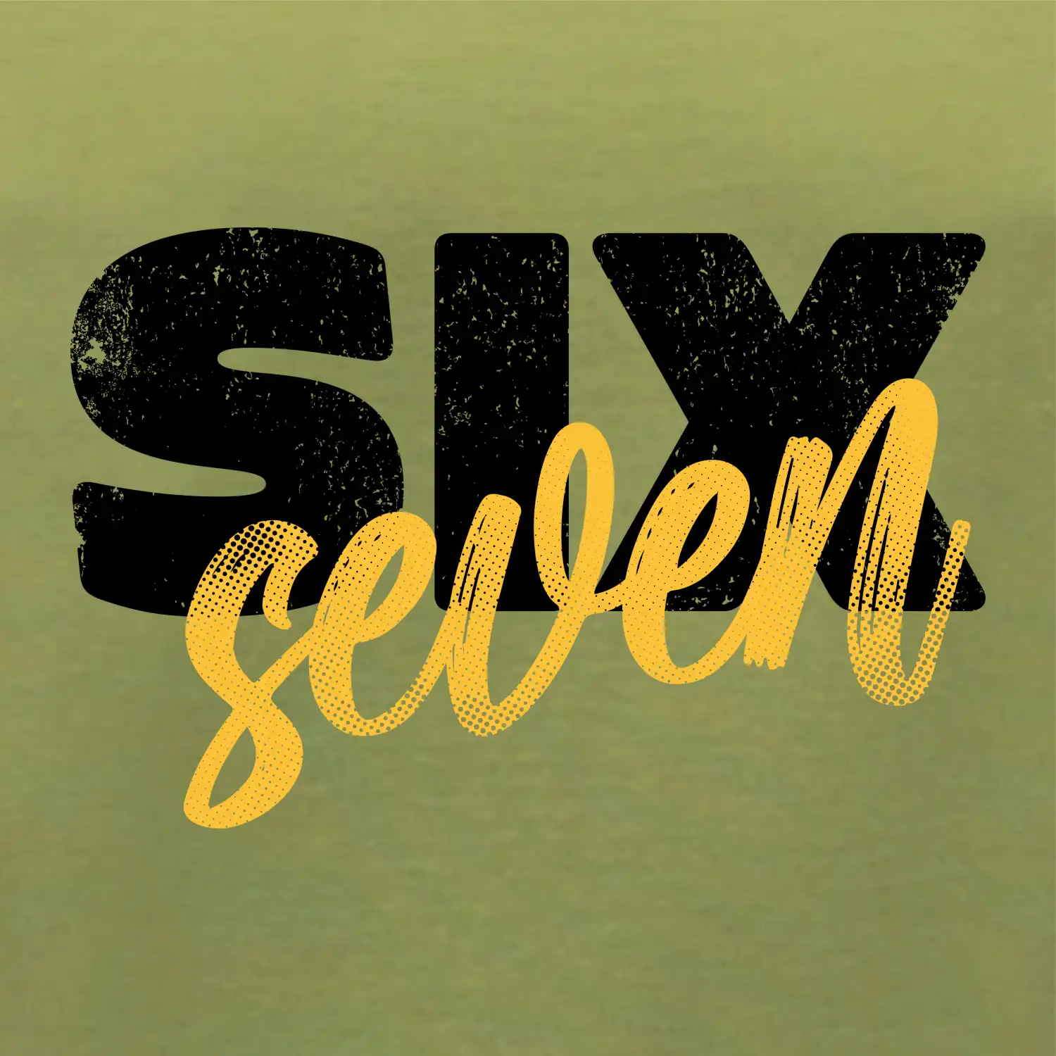 Six seven - písmo