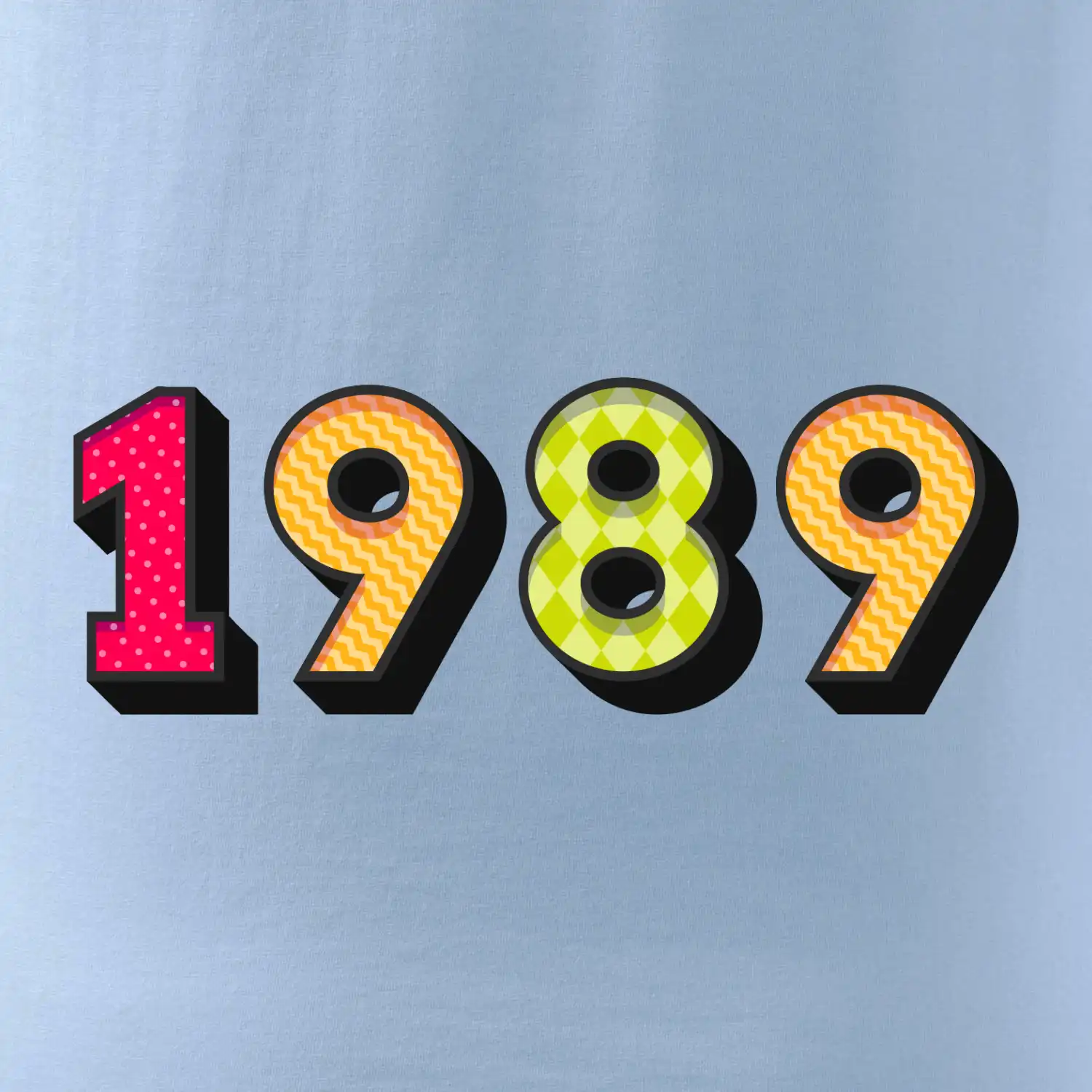 Ročník barevné čísla se stínem