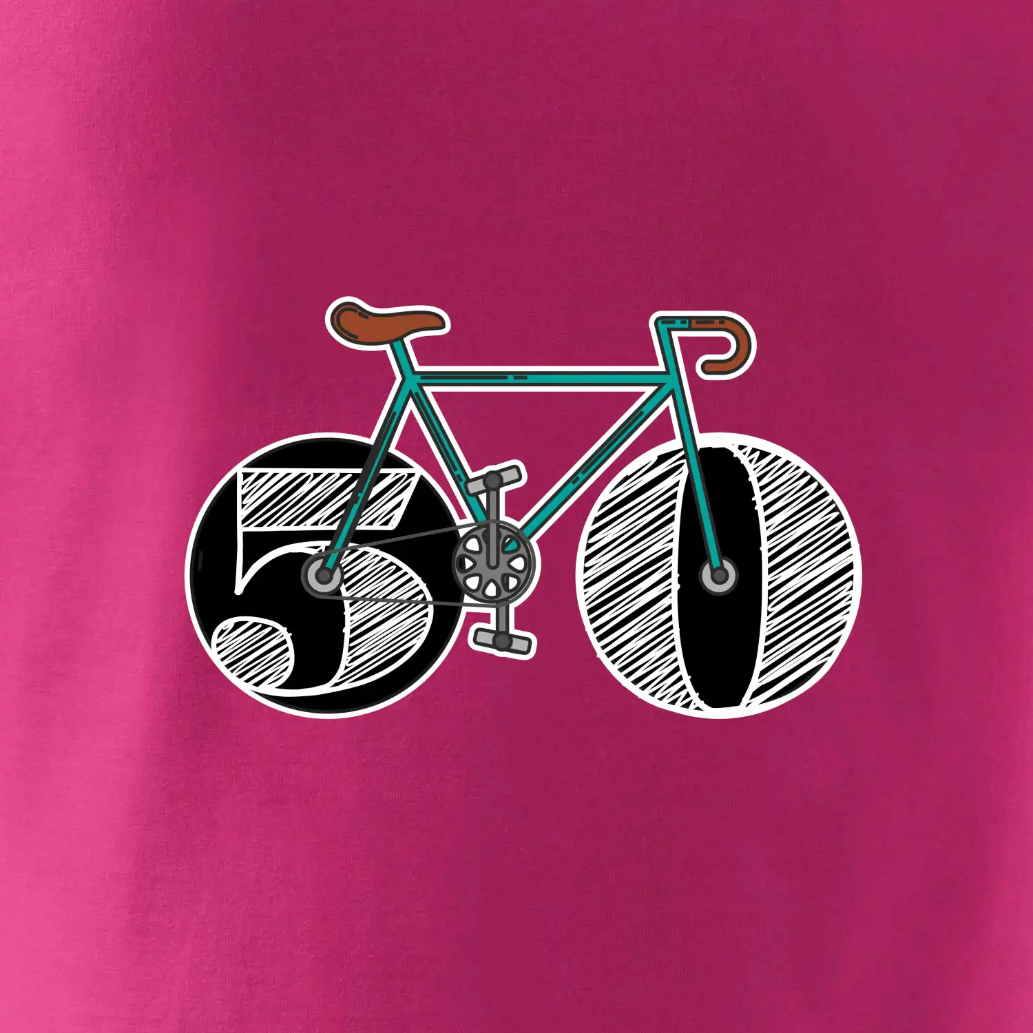 Narozeniny 50 let na kole
