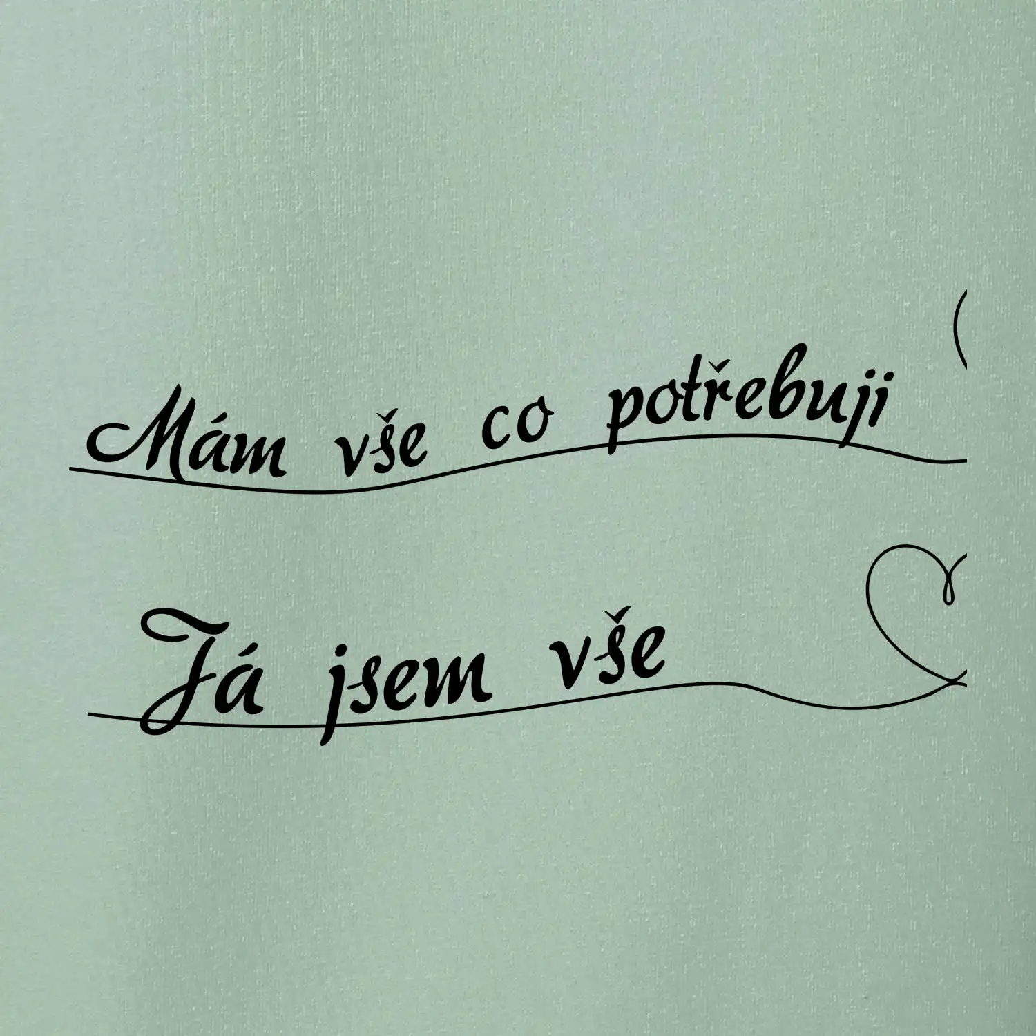 Srdce mám vše co potřebuji