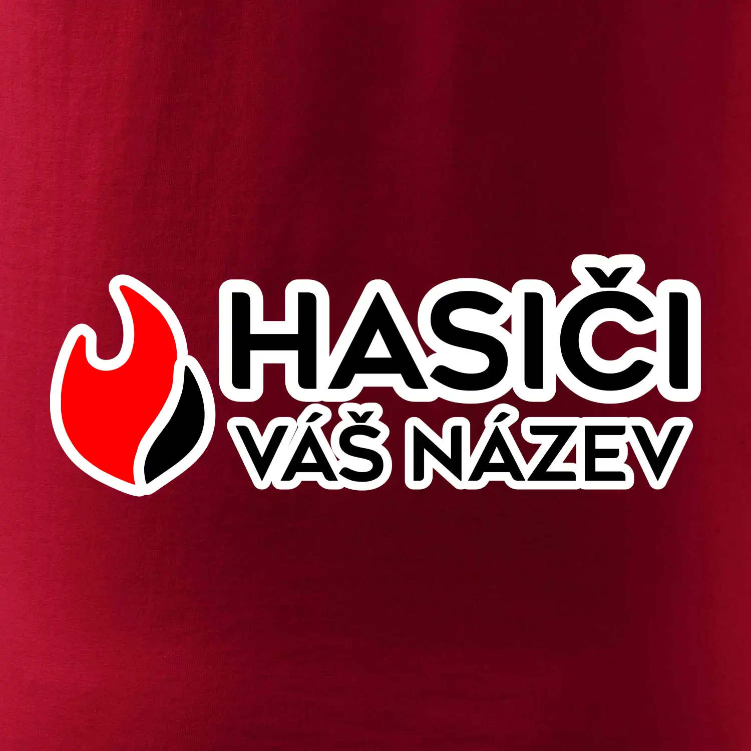 Hasiči půlený oheň - vlastní název